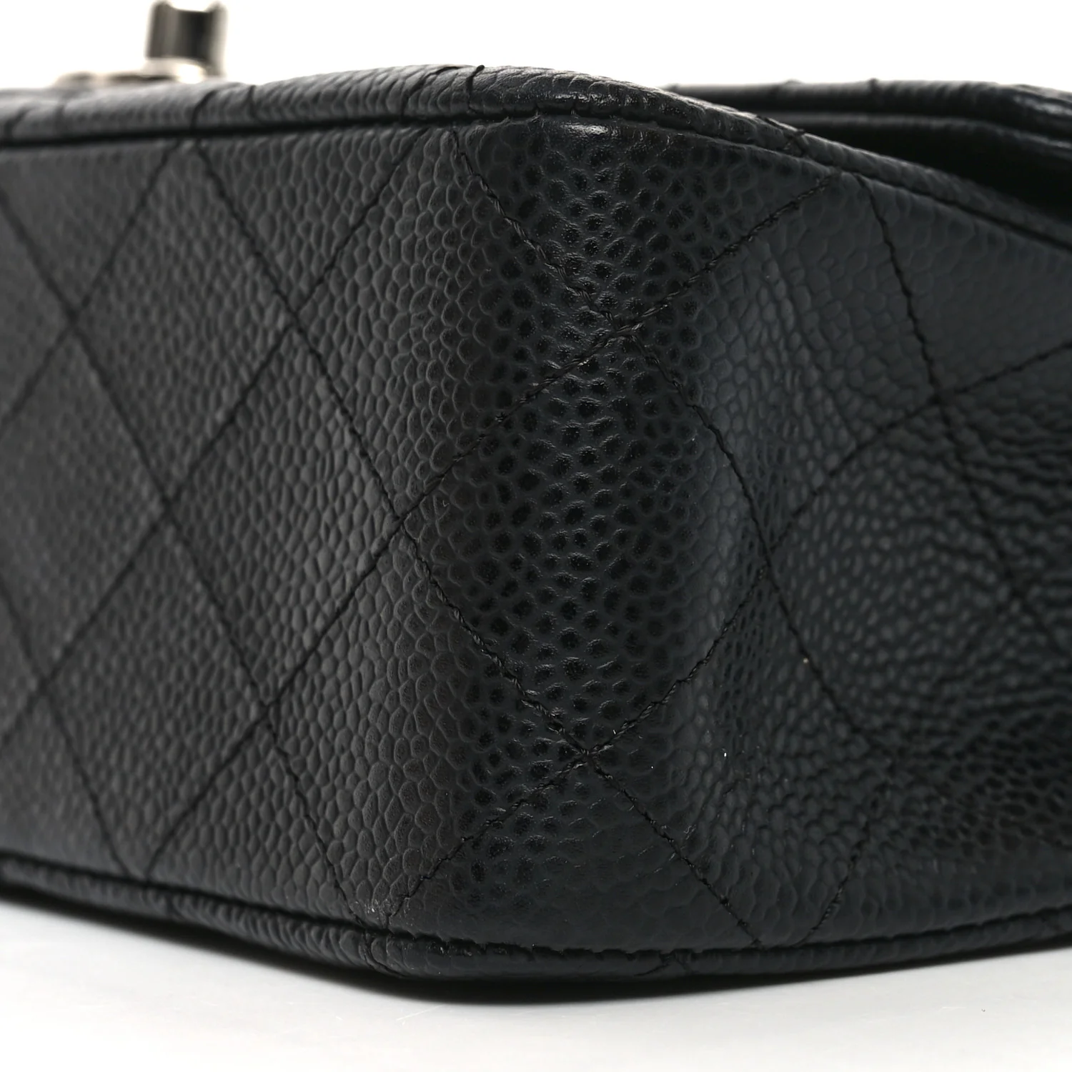 Caviar Quilted Medium Double Flap Black - Image 10
