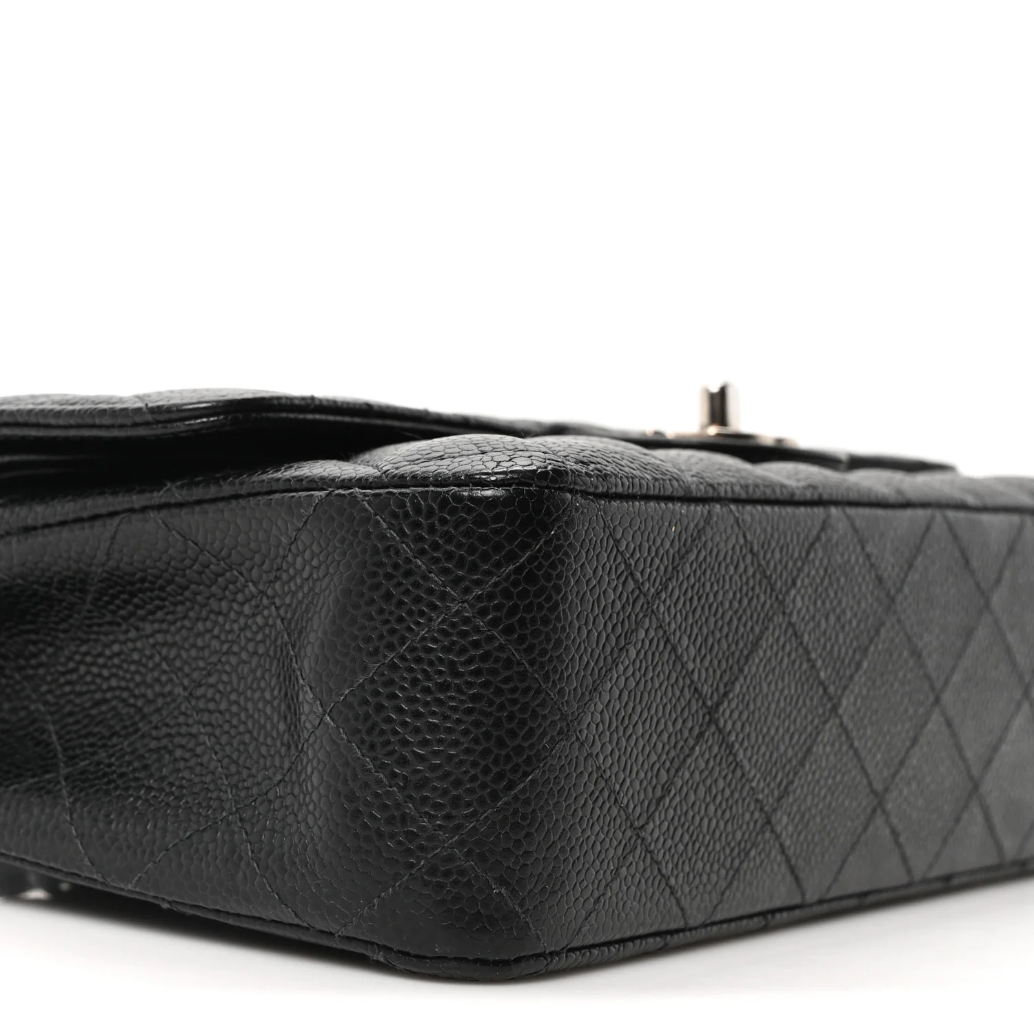 Caviar Quilted Medium Double Flap Black - Image 16