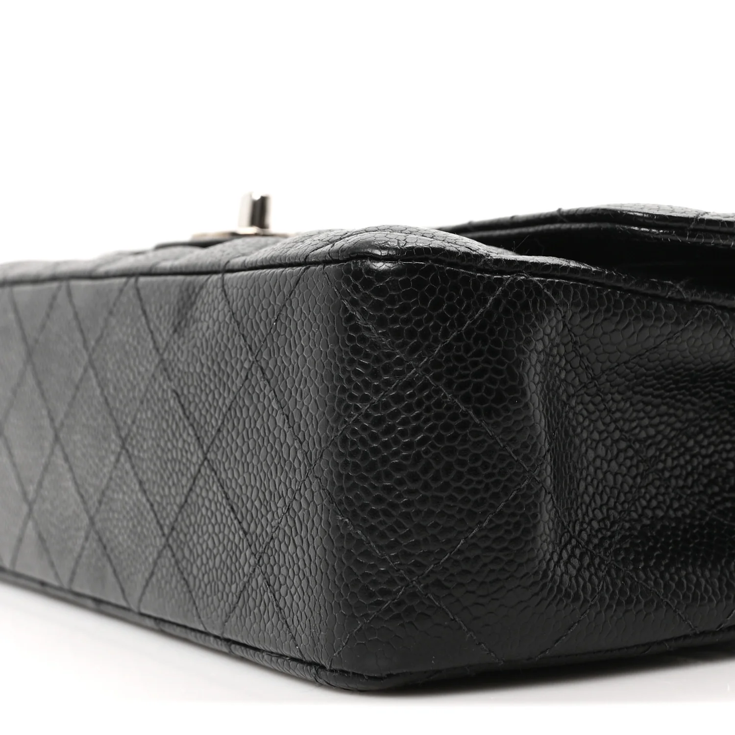 Caviar Quilted Medium Double Flap Black - Image 19