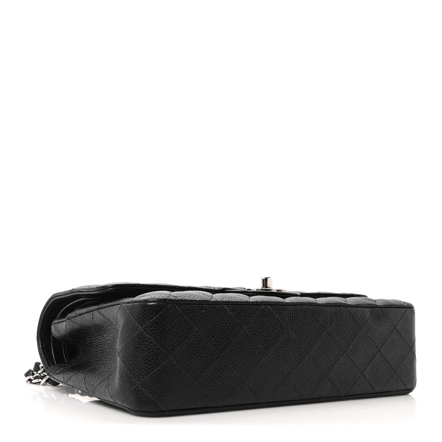 Caviar Quilted Medium Double Flap Black - Image 7