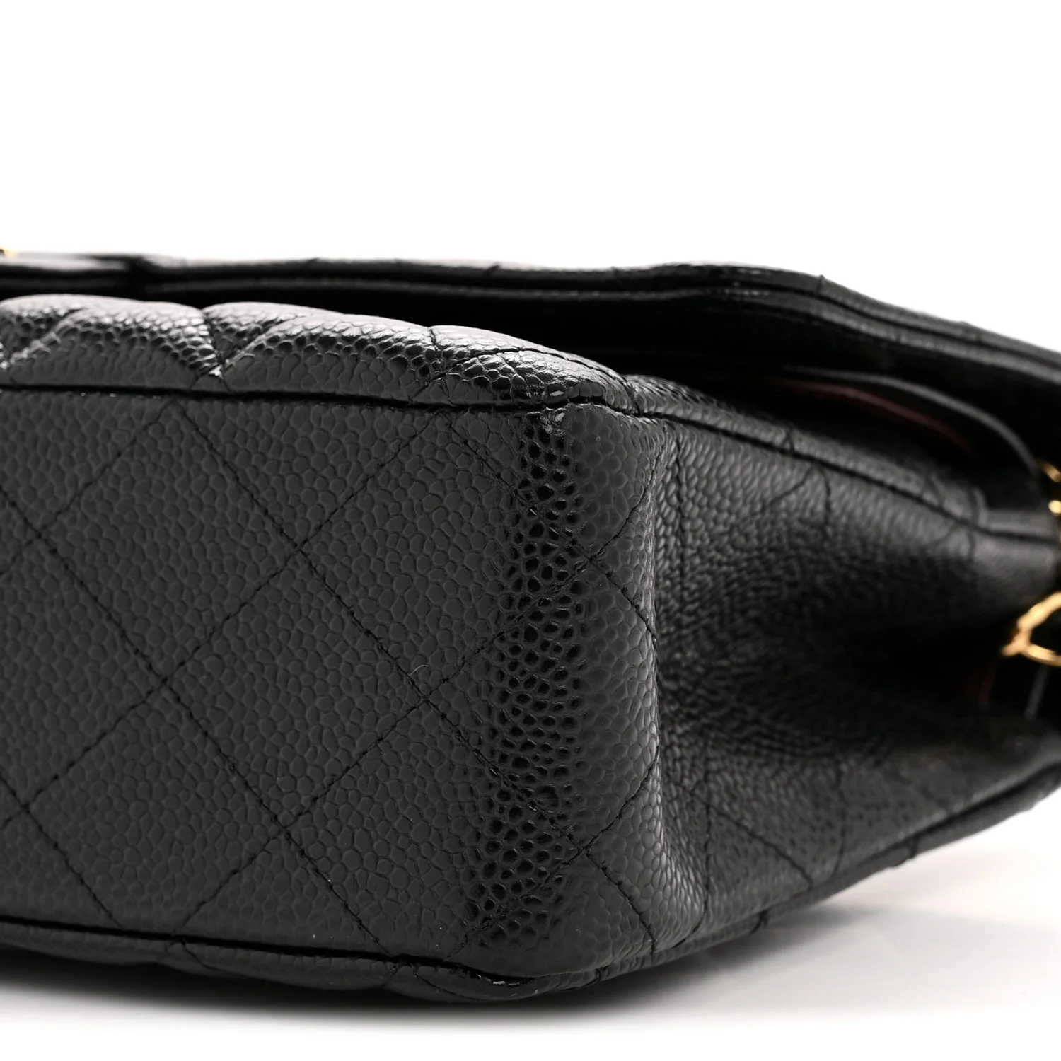Caviar Quilted Medium Double Flap Black - Image 10