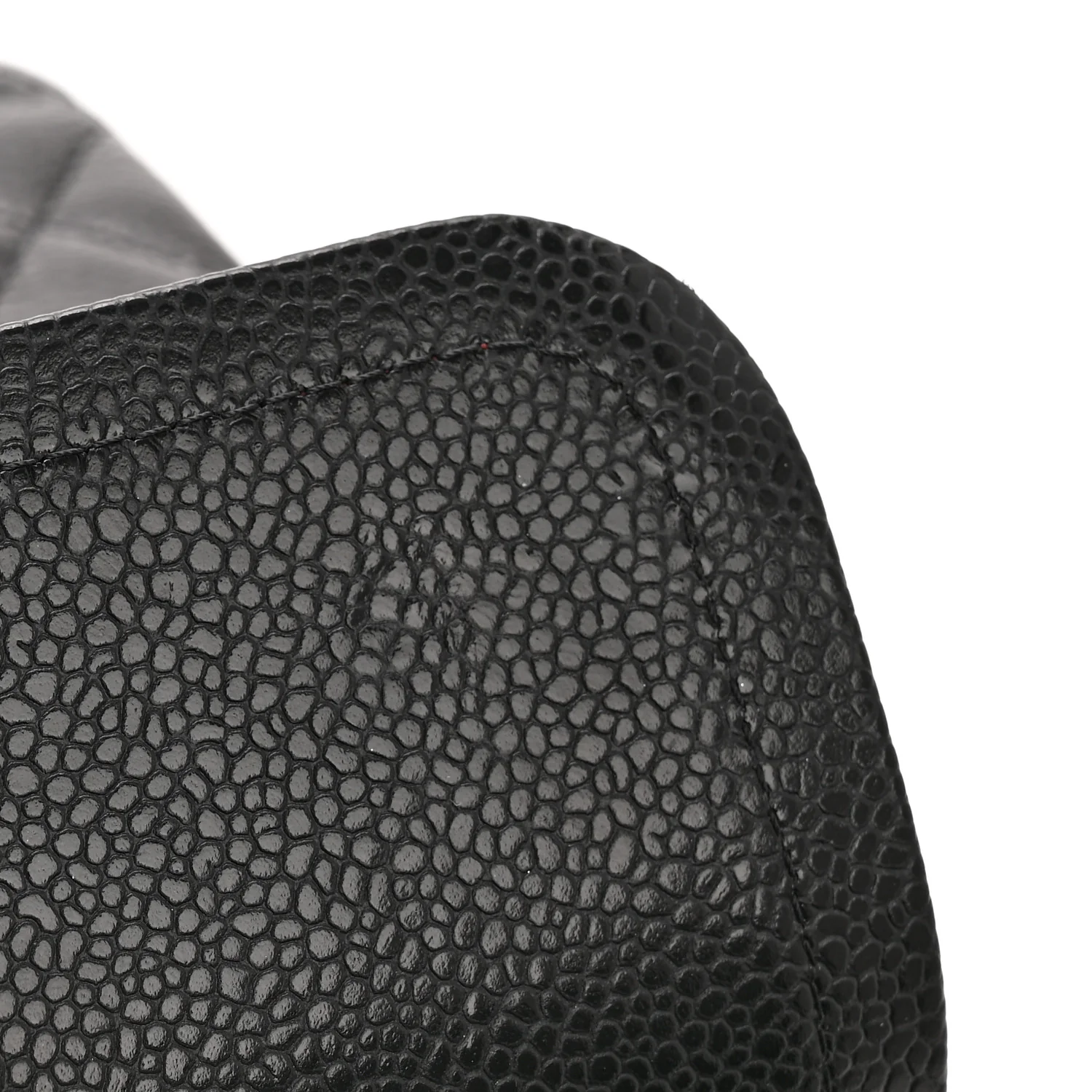 Caviar Quilted Medium Double Flap Black - Image 12