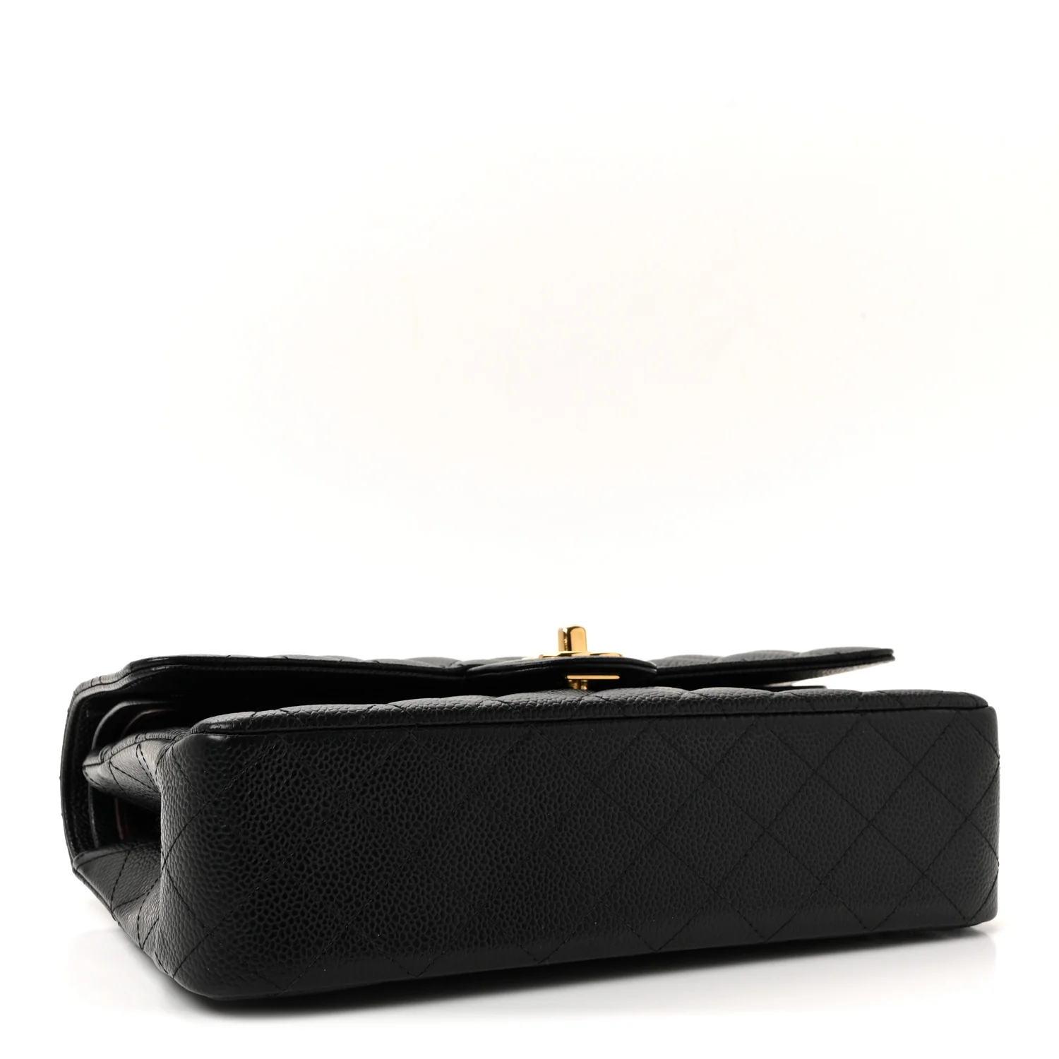 Caviar Quilted Medium Double Flap Black - Image 4