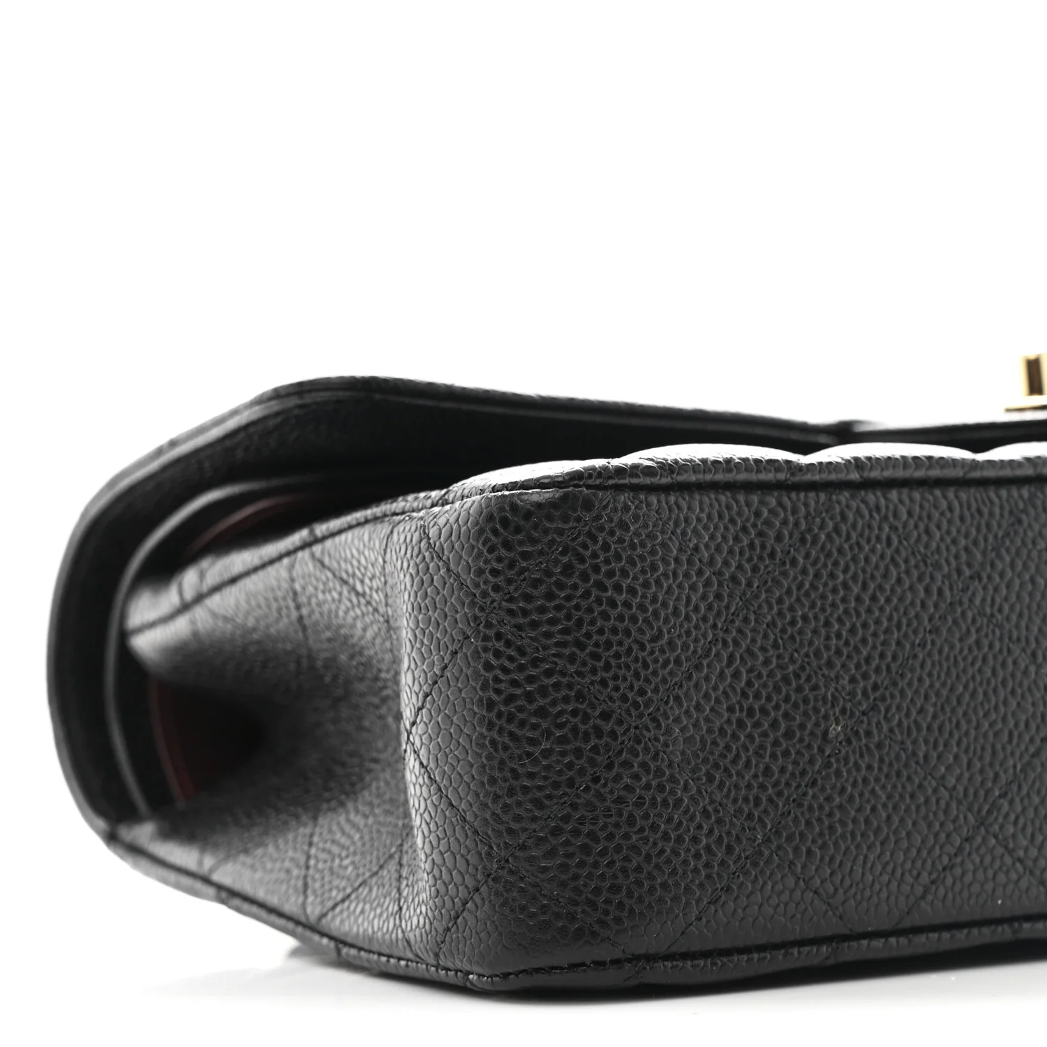 Caviar Quilted Medium Double Flap Black - Image 9