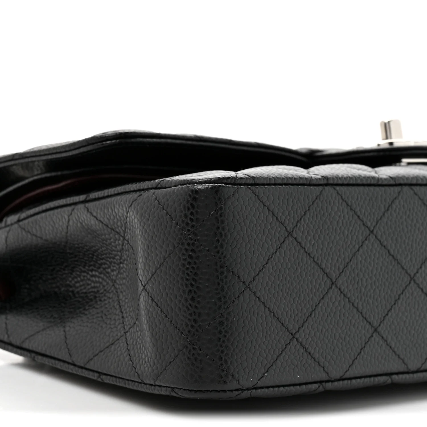 Caviar Quilted Medium Double Flap Black - Image 10