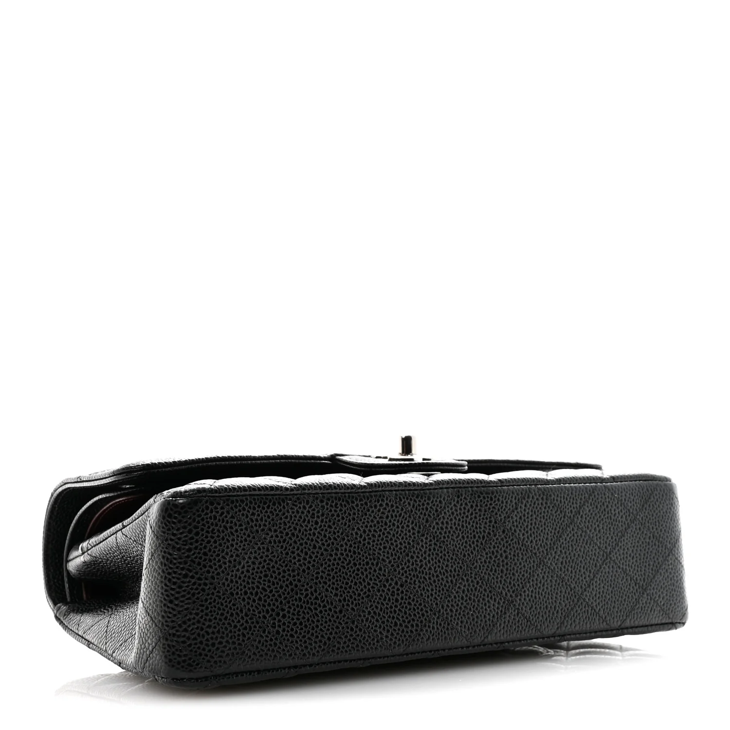 Caviar Quilted Medium Double Flap Black - Image 4