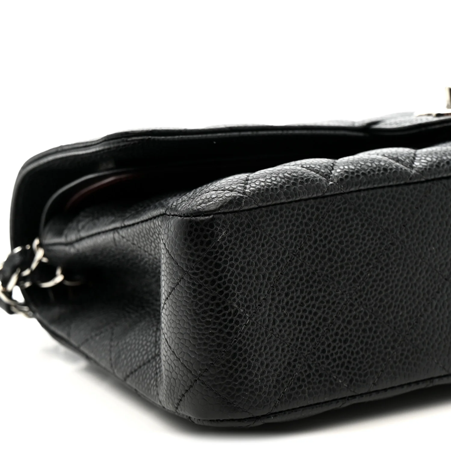 Caviar Quilted Medium Double Flap Black - Image 17