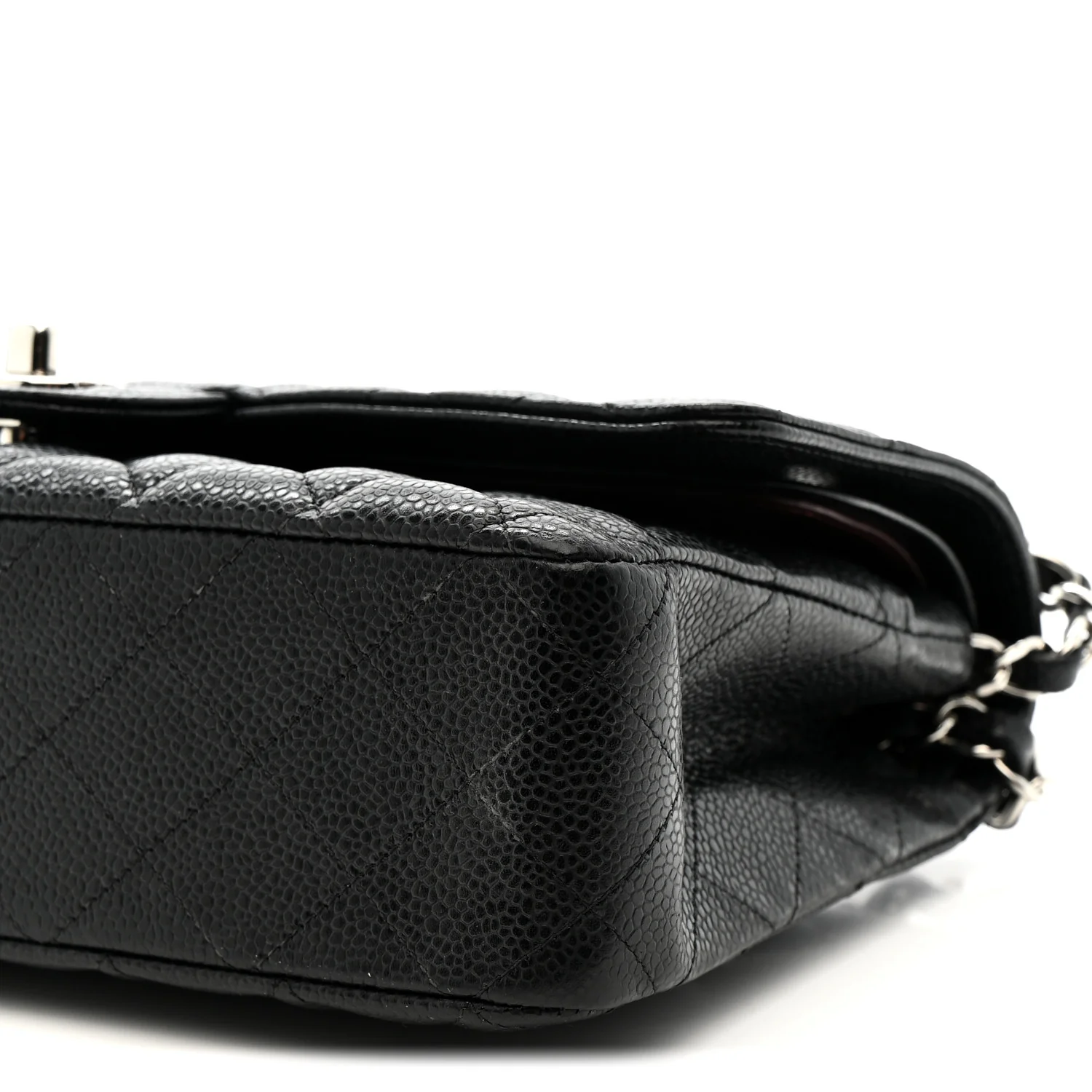 Caviar Quilted Medium Double Flap Black - Image 19