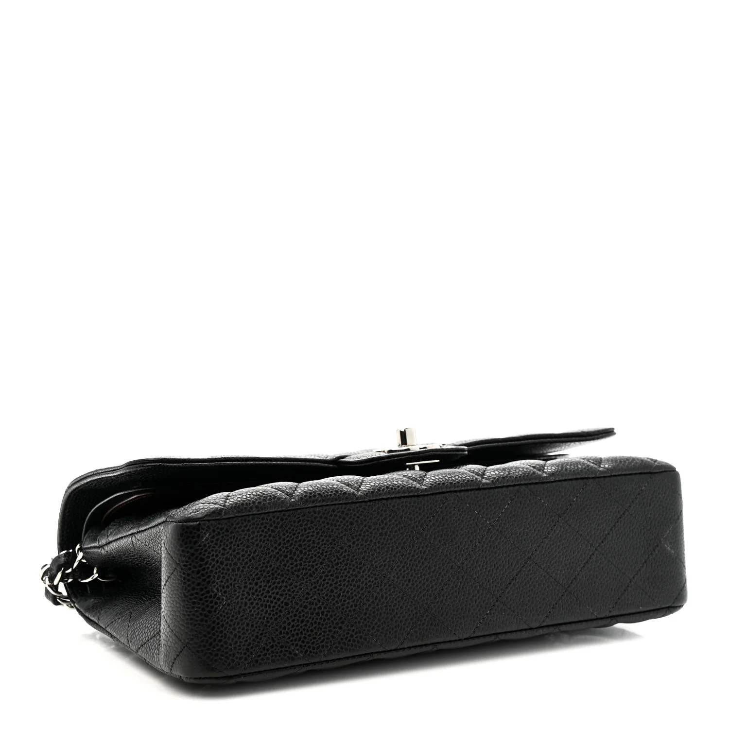Caviar Quilted Medium Double Flap Black - Image 6