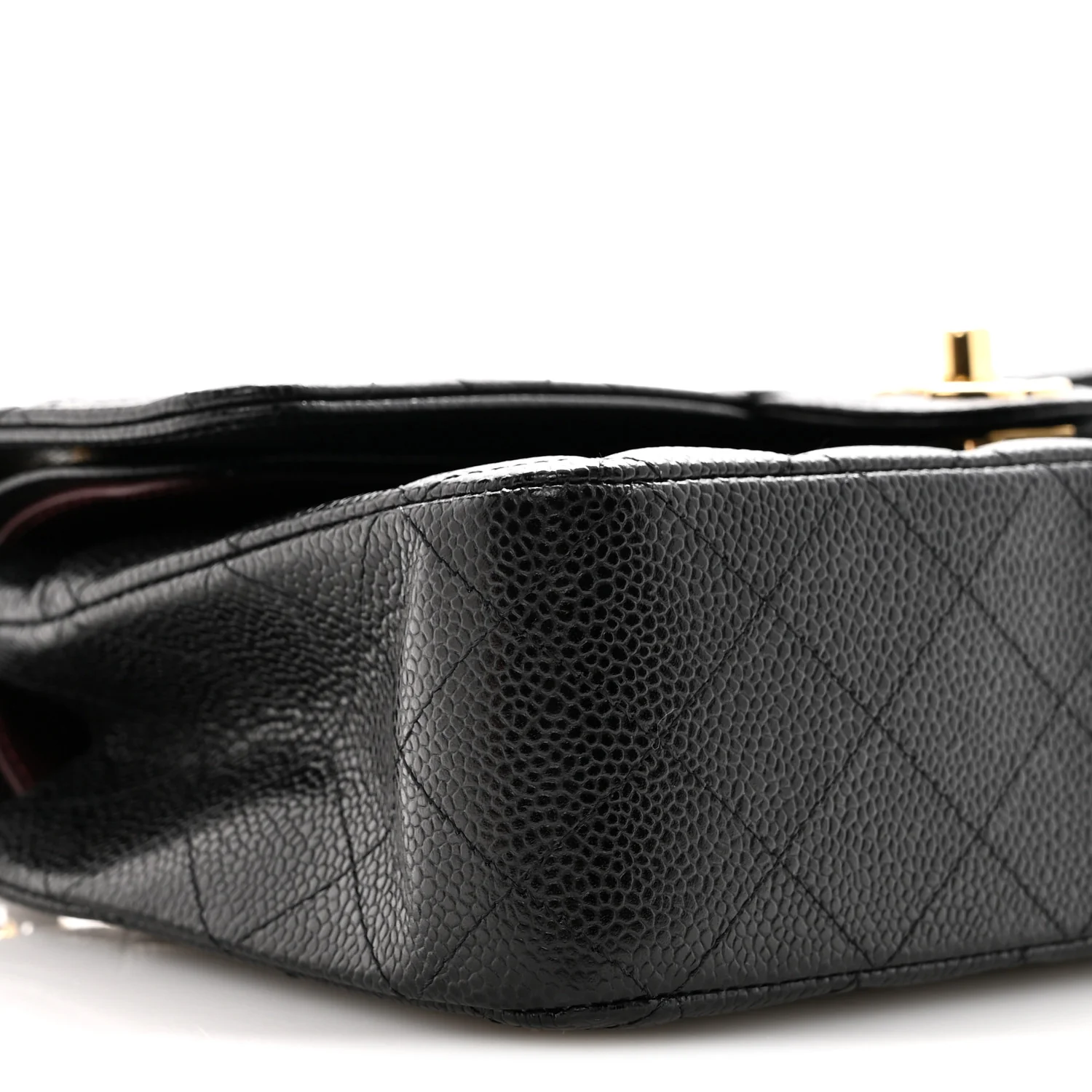 Caviar Quilted Medium Double Flap Black - Image 9