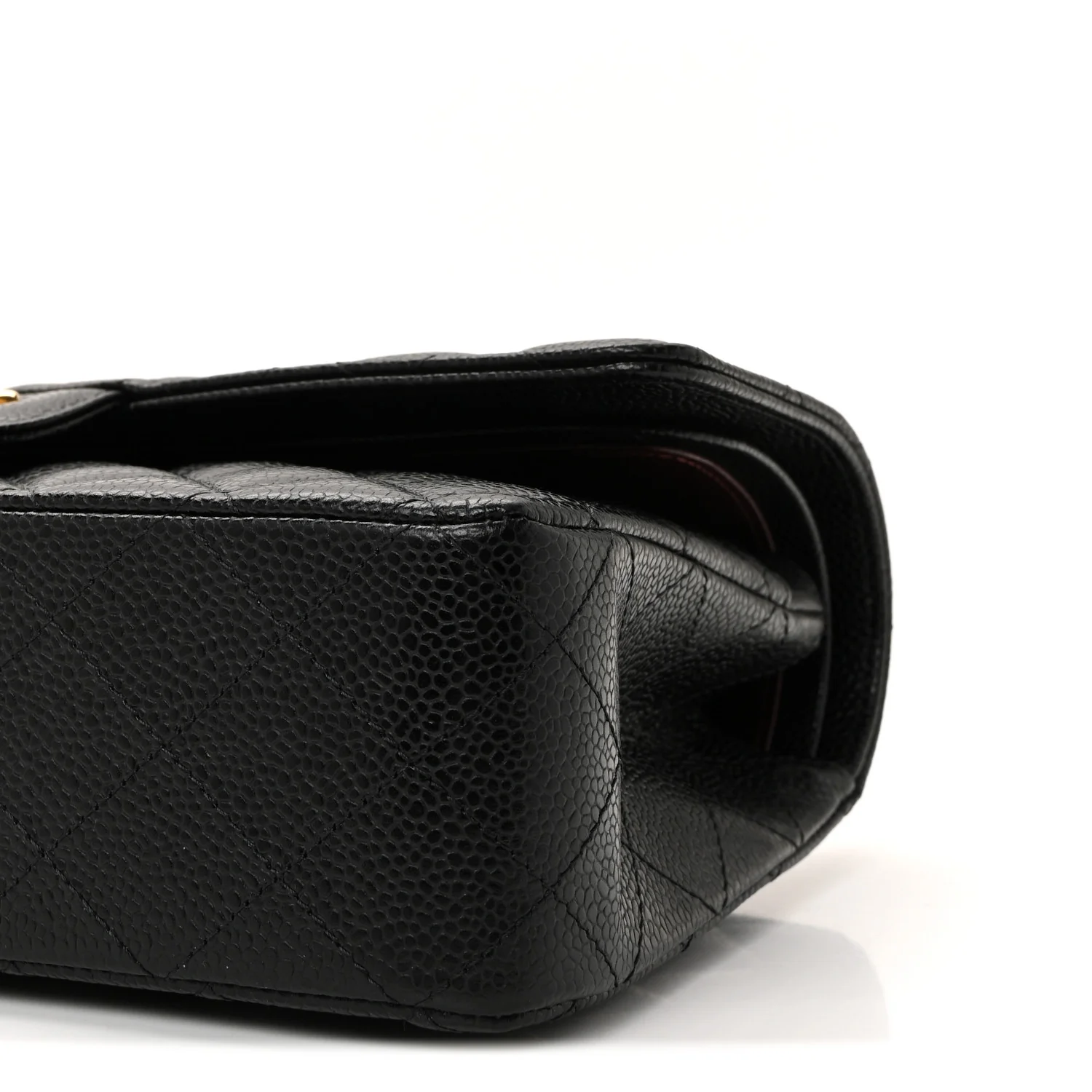 Caviar Quilted Medium Double Flap Black - Image 10