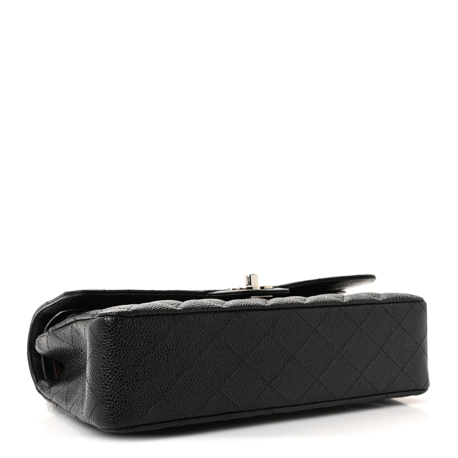 Caviar Quilted Medium Double Flap Black - Image 4
