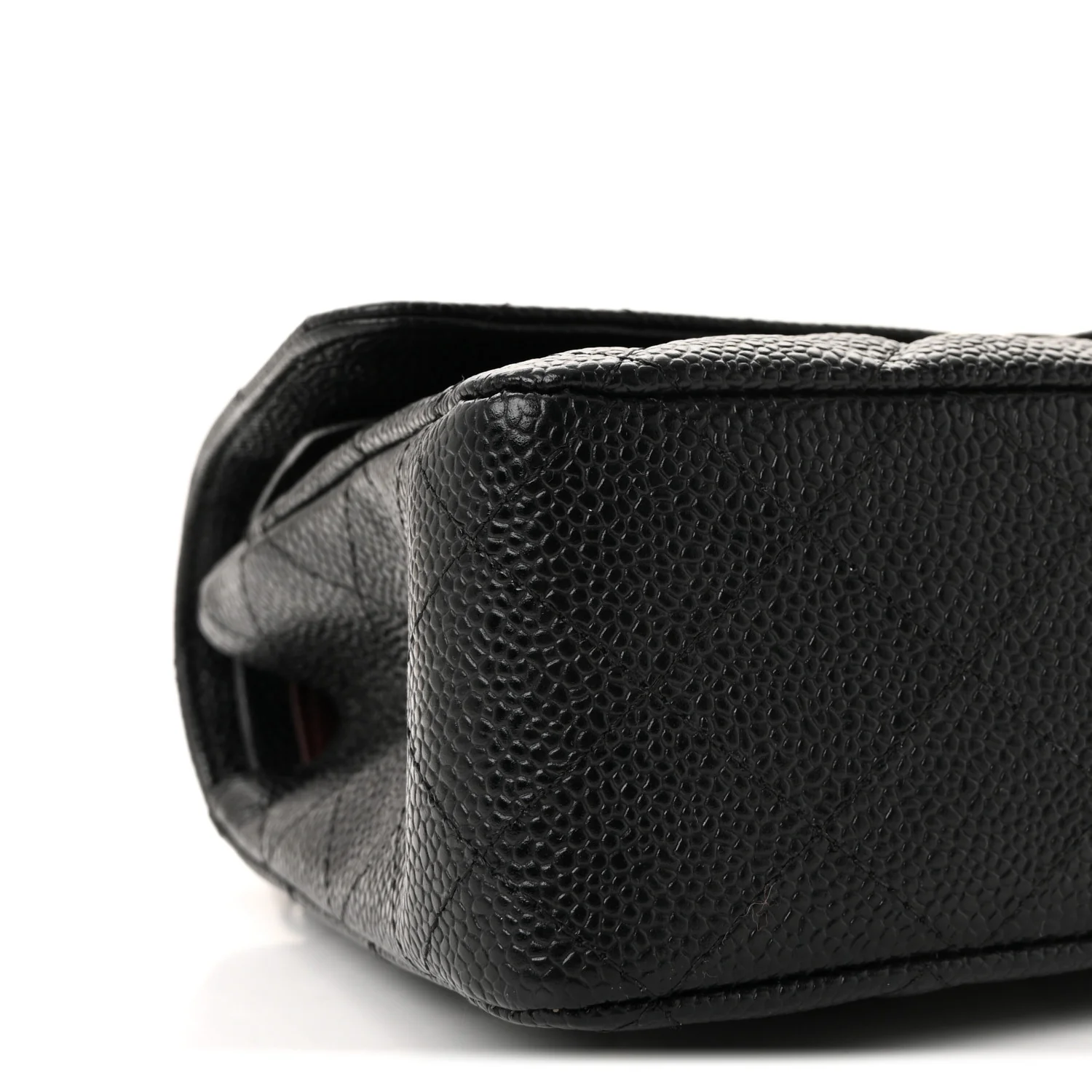 Caviar Quilted Medium Double Flap Black - Image 9