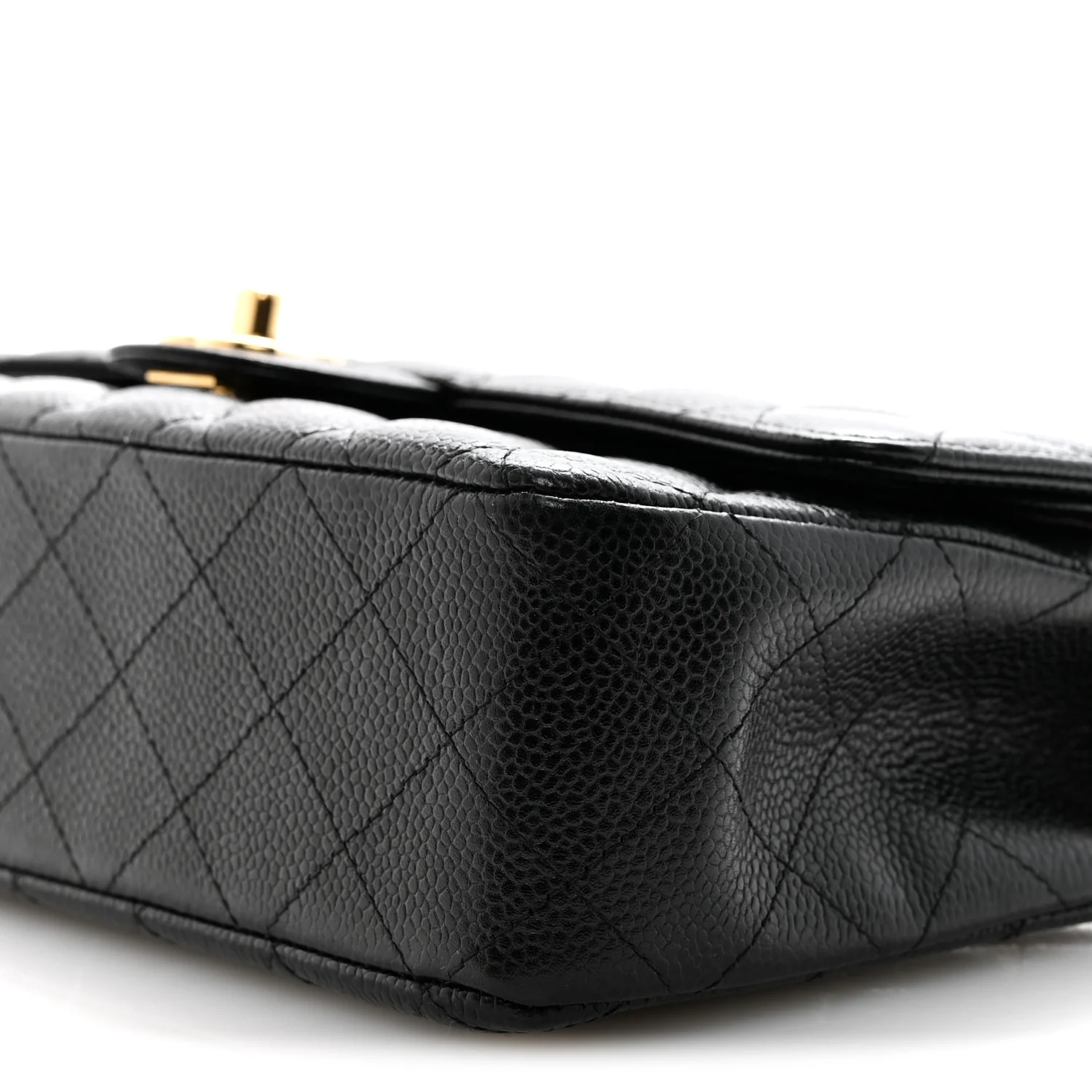 Caviar Quilted Medium Double Flap Black - Image 10