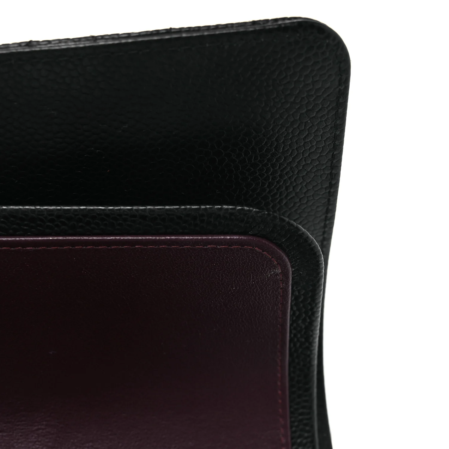 Caviar Quilted Medium Double Flap Black - Image 14