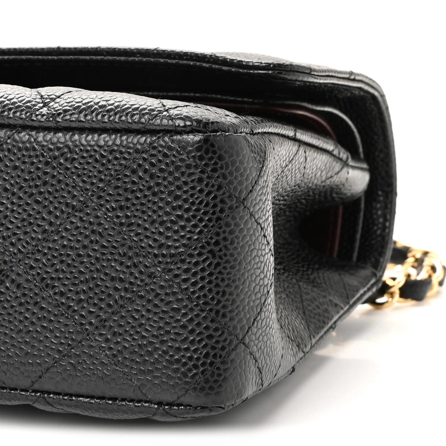 Caviar Quilted Medium Double Flap Black - Image 10