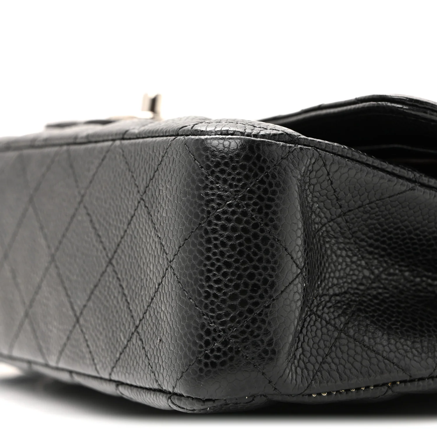 Caviar Quilted Medium Double Flap Black - Image 26