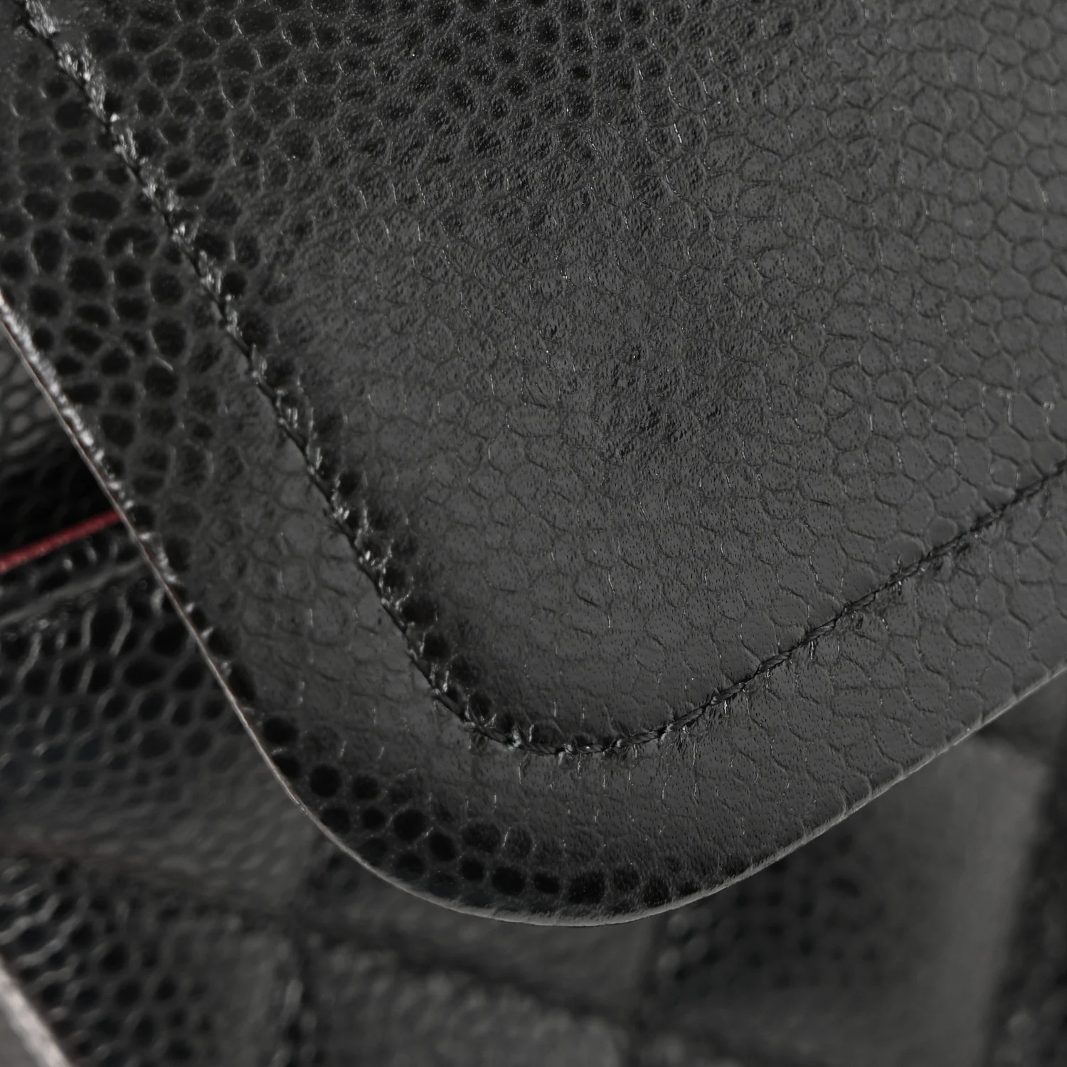 Caviar Quilted Medium Double Flap Black - Image 32