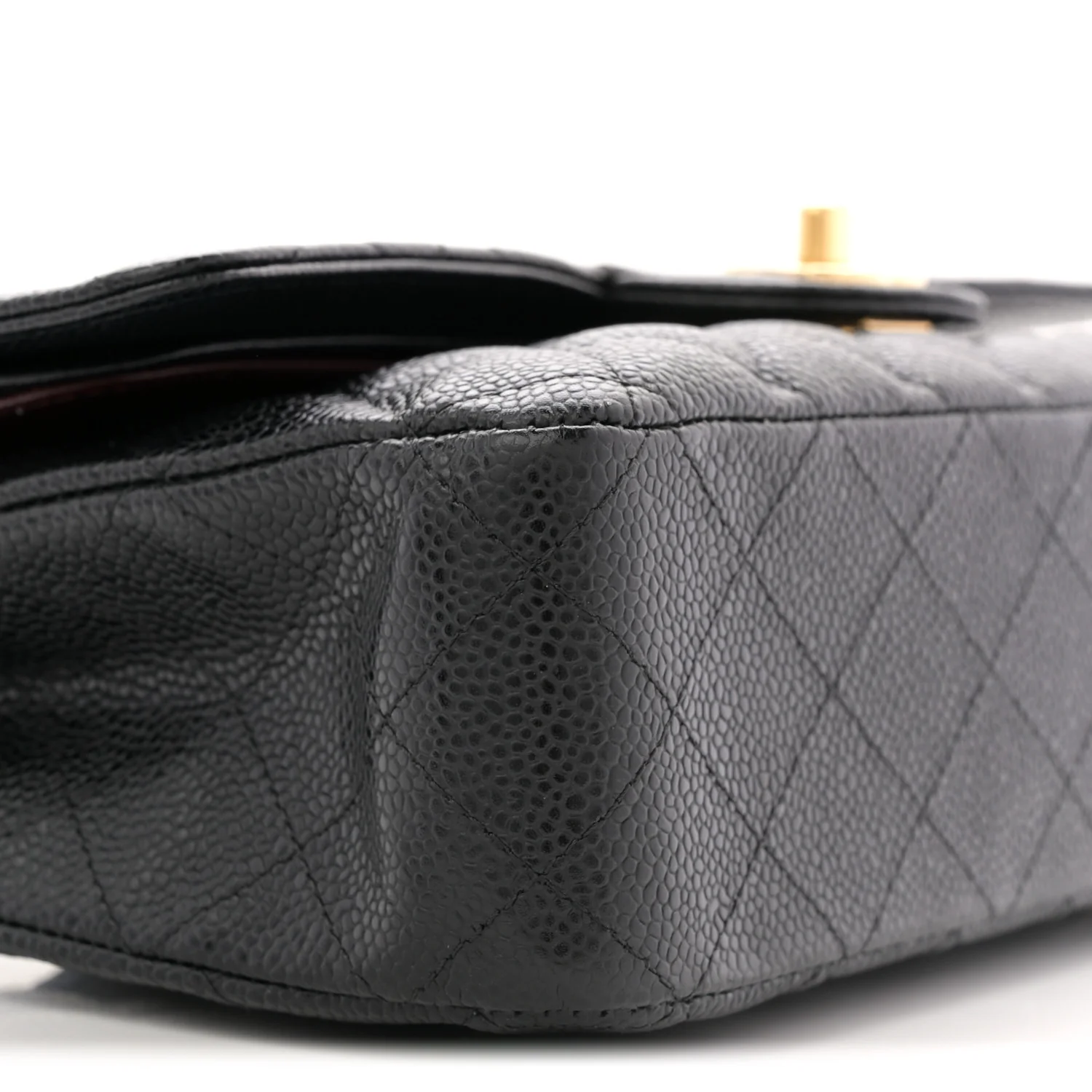 Caviar Quilted Medium Double Flap Black - Image 9