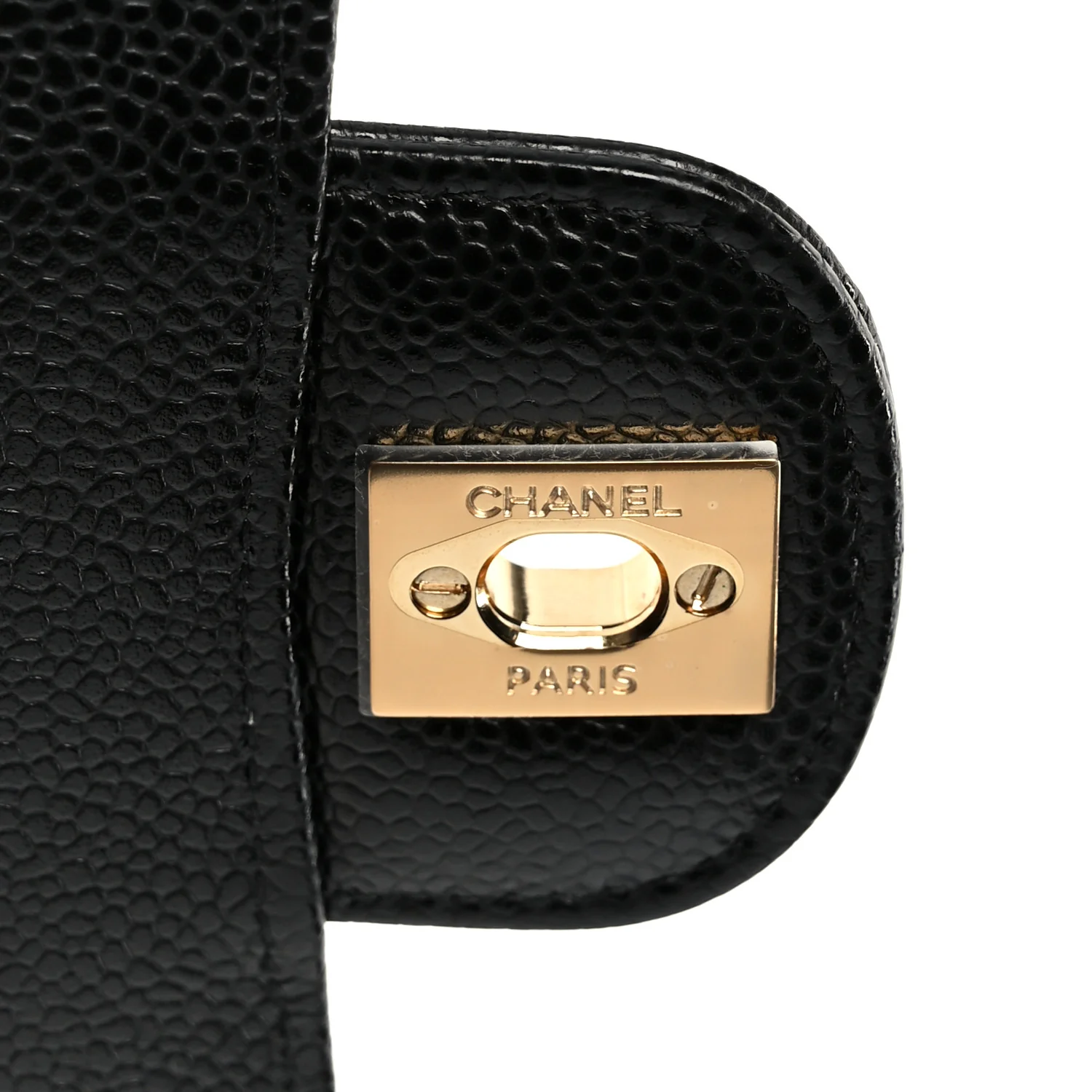 Caviar Quilted Medium Double Flap Black - Image 7