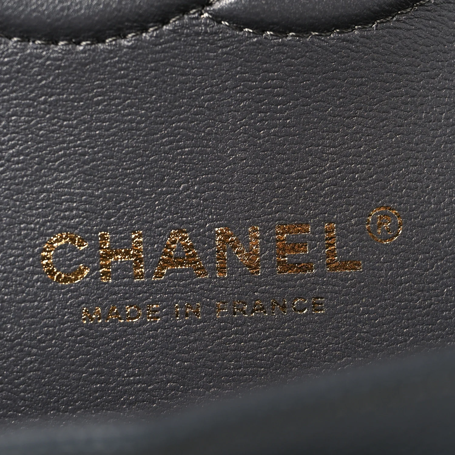 Caviar Quilted Medium Double Flap Dark Grey - Image 6
