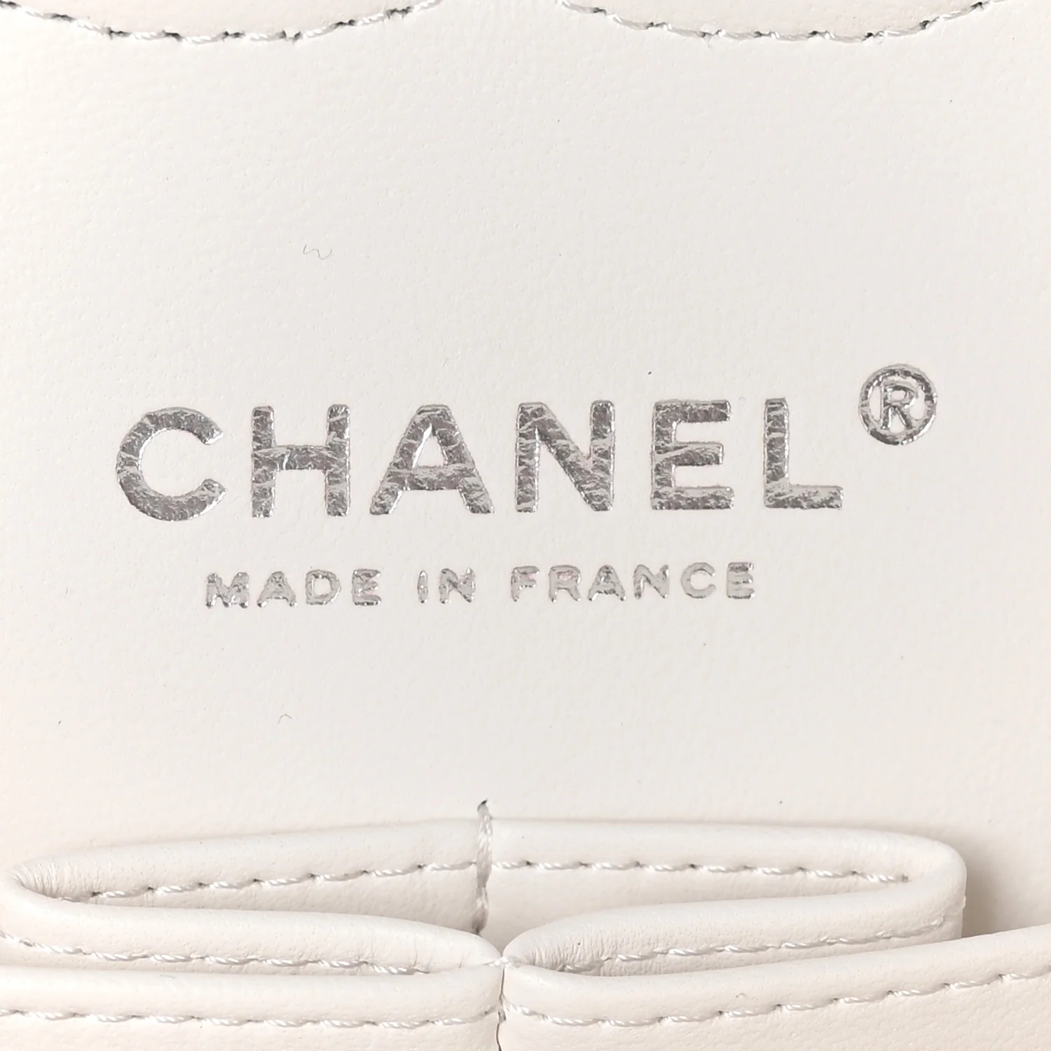 Caviar Quilted Medium Double Flap White - Image 6