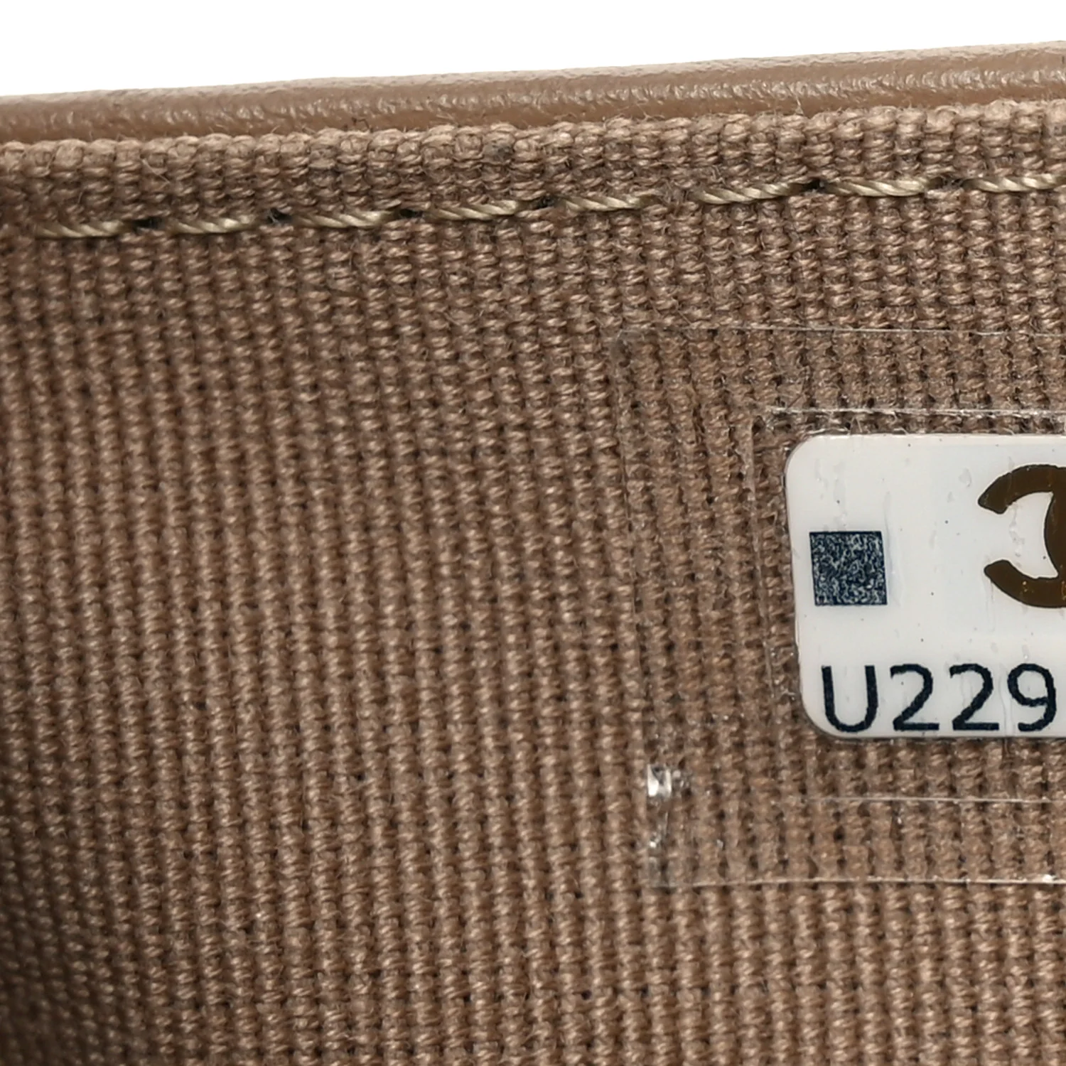Caviar Quilted Medium Flap Wallet Beige - Image 7