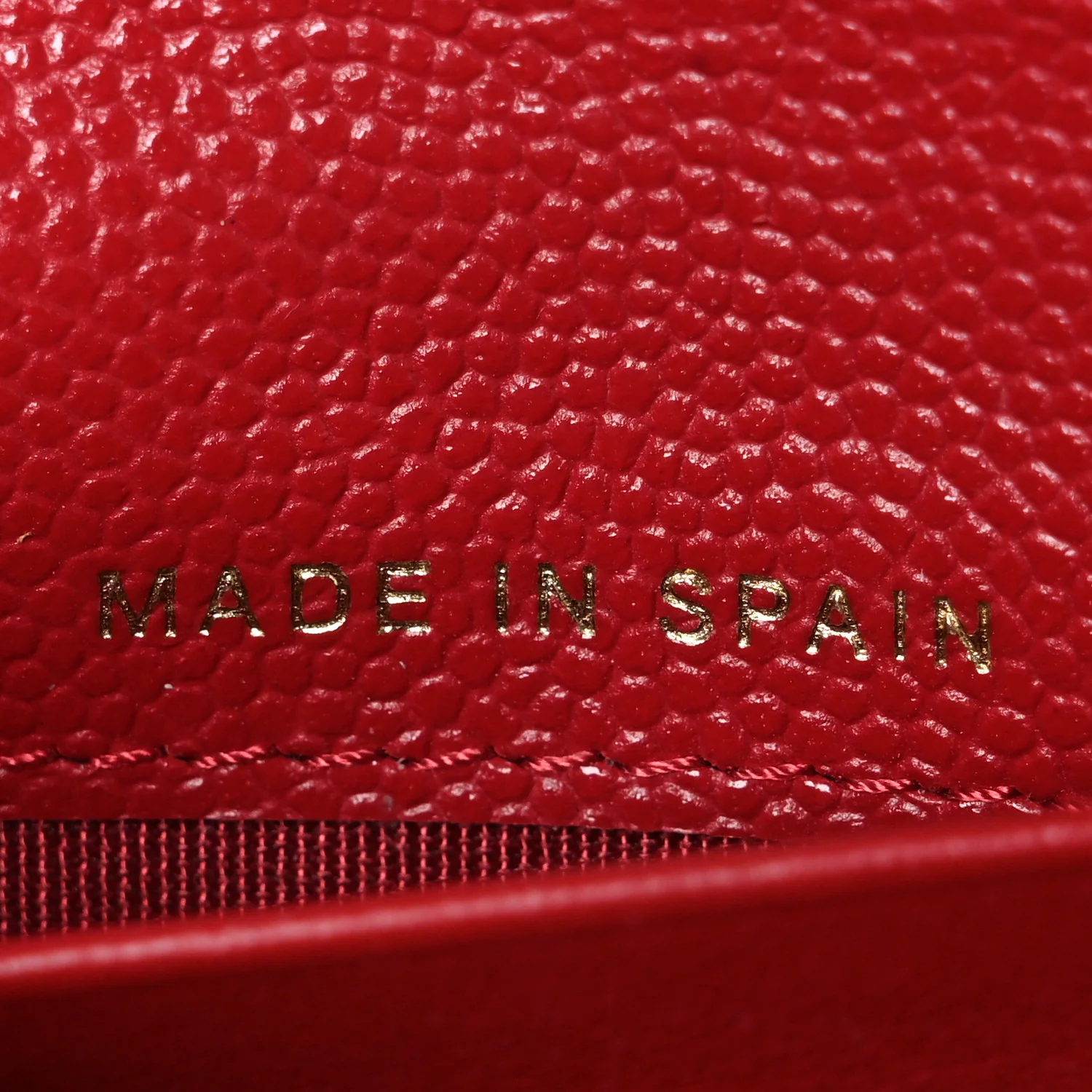 Caviar Quilted Medium Flap Wallet Red - Image 7