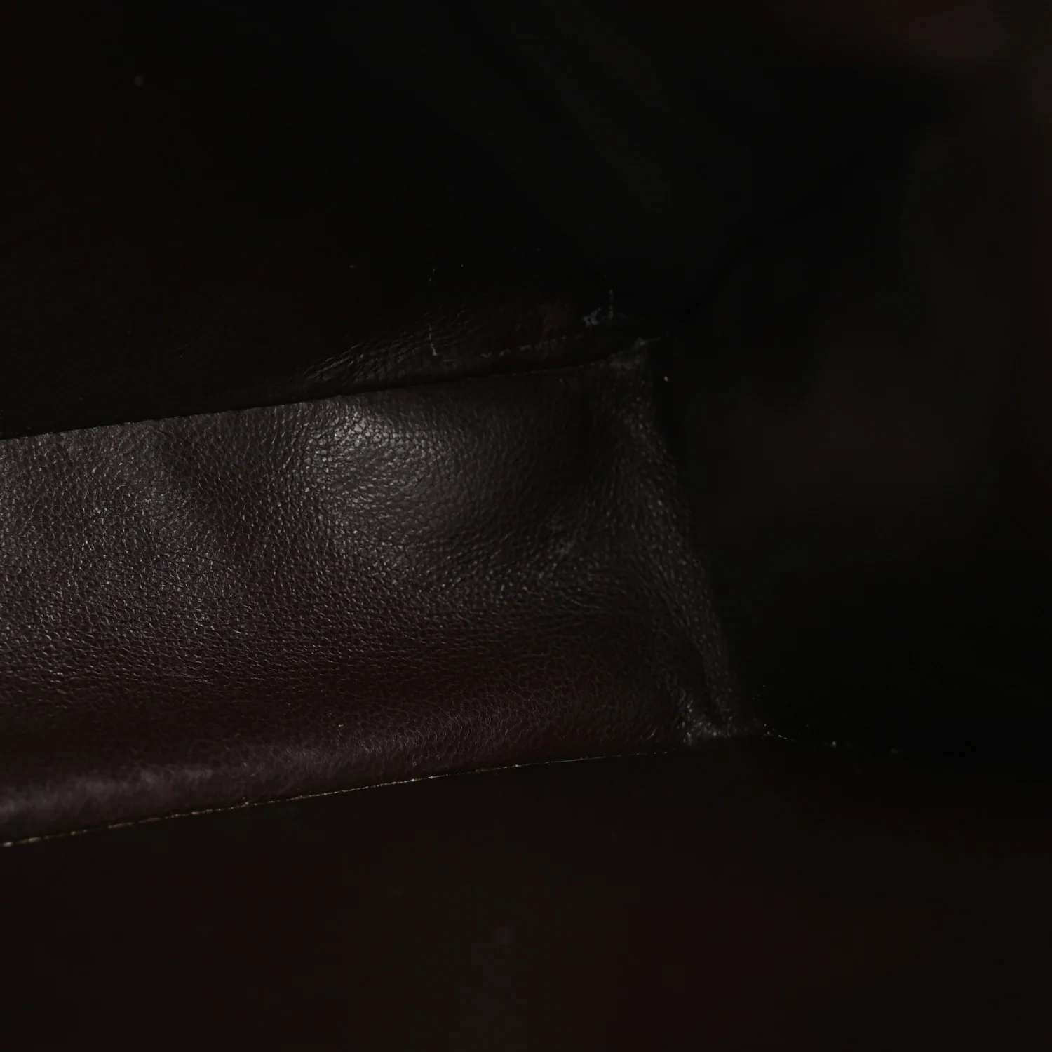 Caviar Quilted Medium Kelly Flap Brown - Image 8