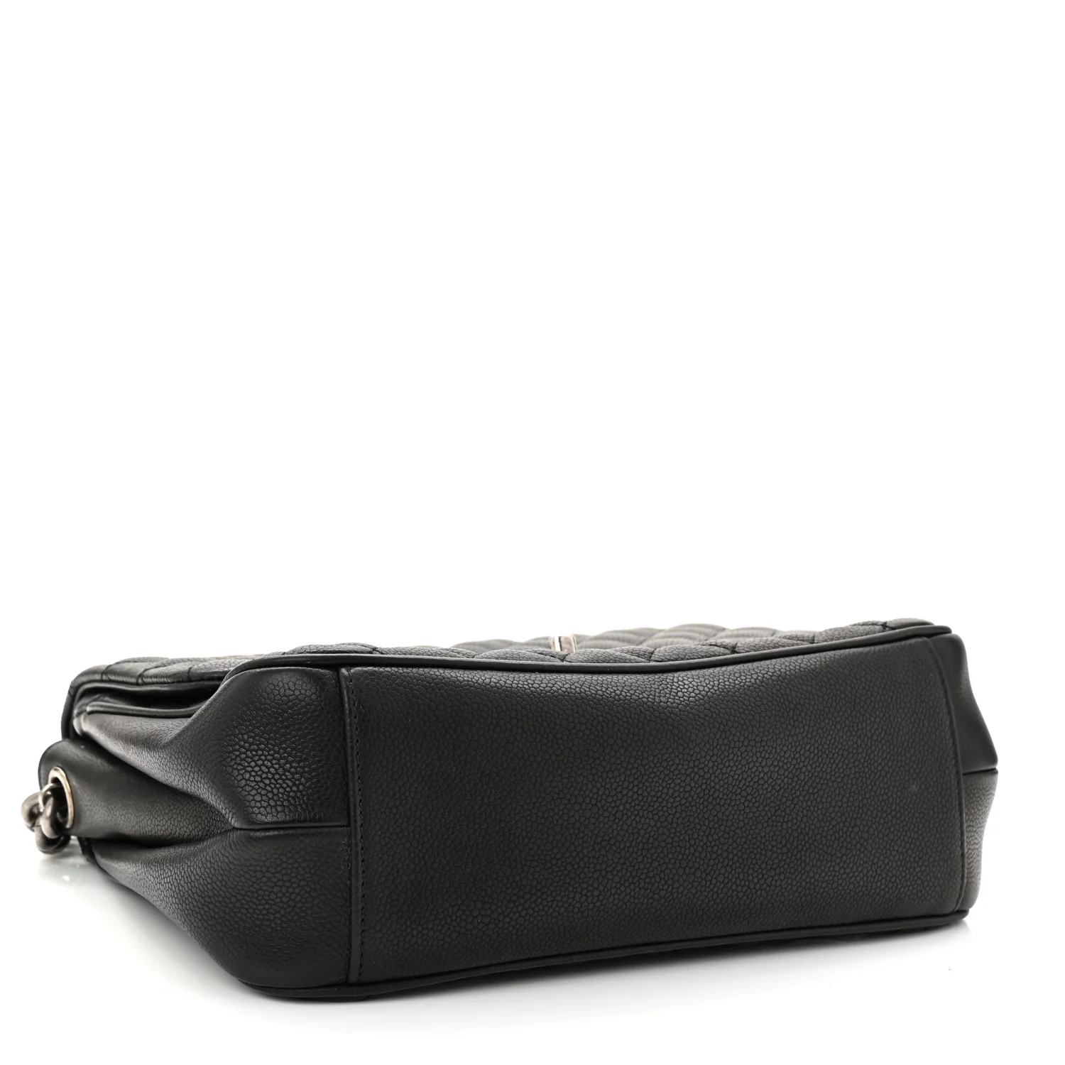 Caviar Quilted Medium Rock In Rome Single Flap Black - Image 4
