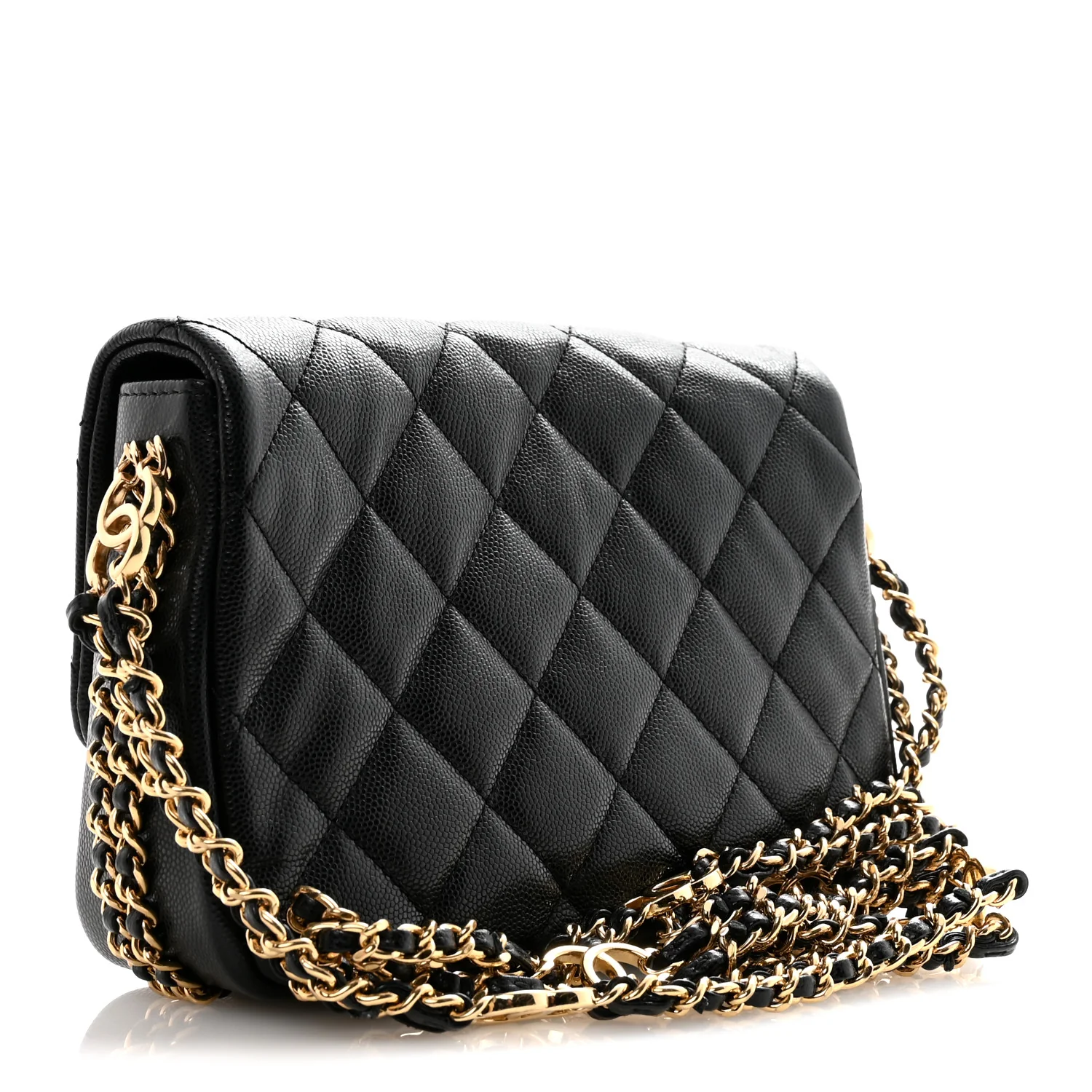 Caviar Quilted Mini CC You Flap Black - Image 3