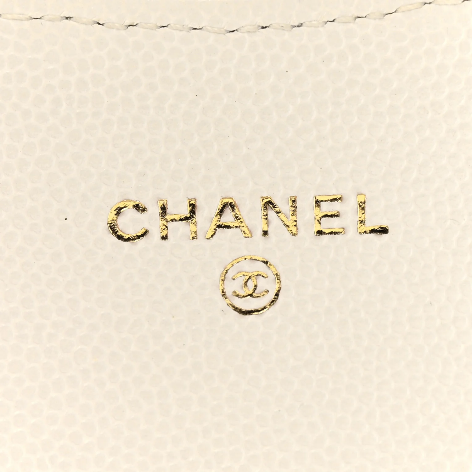 Caviar Quilted Mini Chain Belt Bag White - Image 6