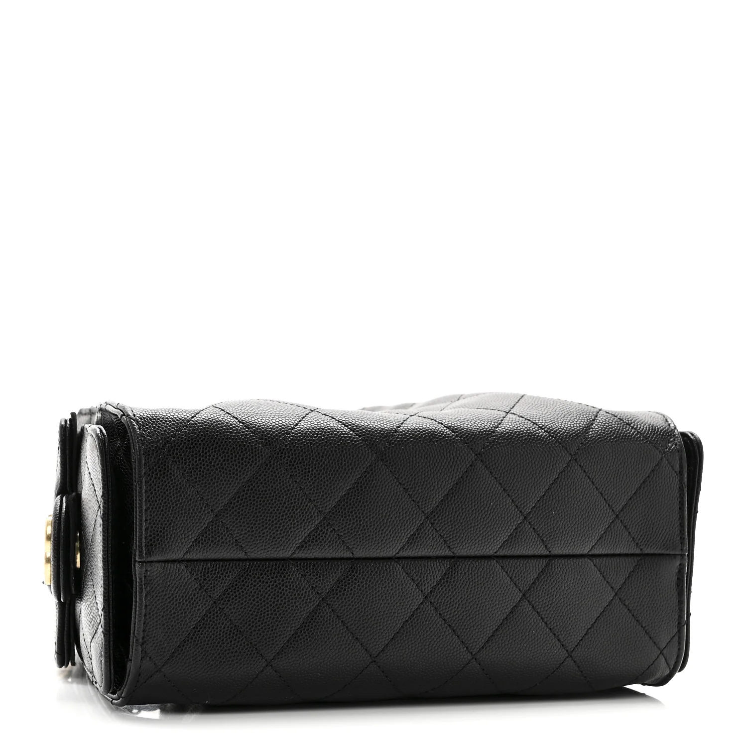Caviar Quilted Mini Chanel 25 Handbag Black - Image 4
