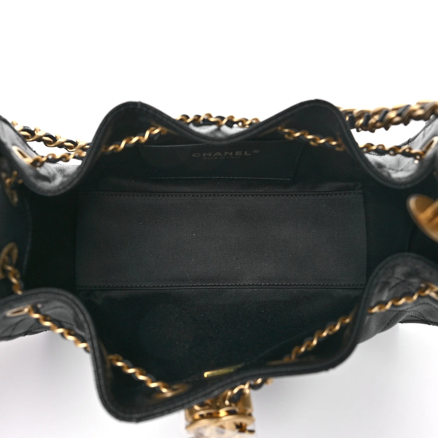 Caviar Quilted Mini Chanel 25 Handbag Black - Image 5