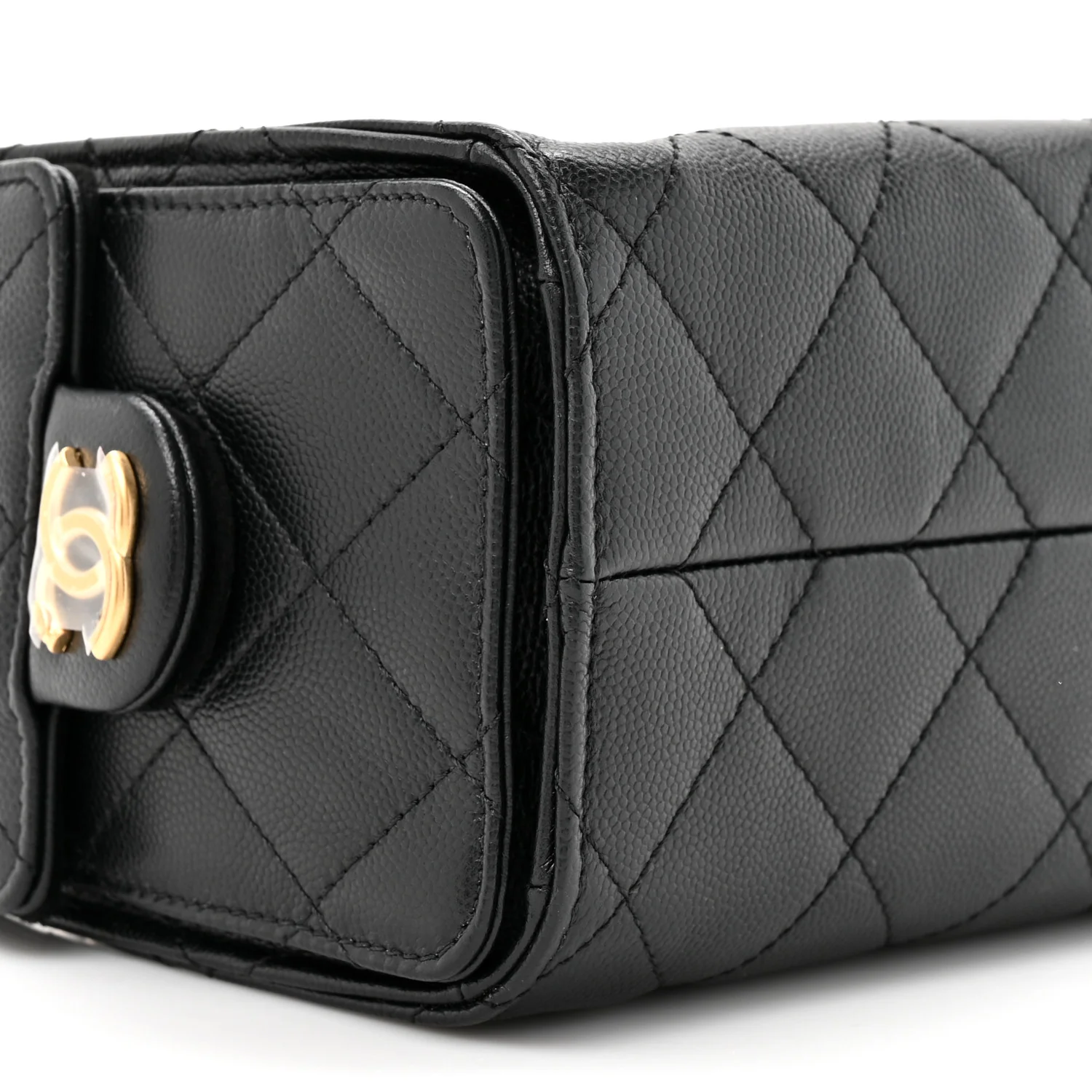 Caviar Quilted Mini Chanel 25 Handbag Black - Image 10