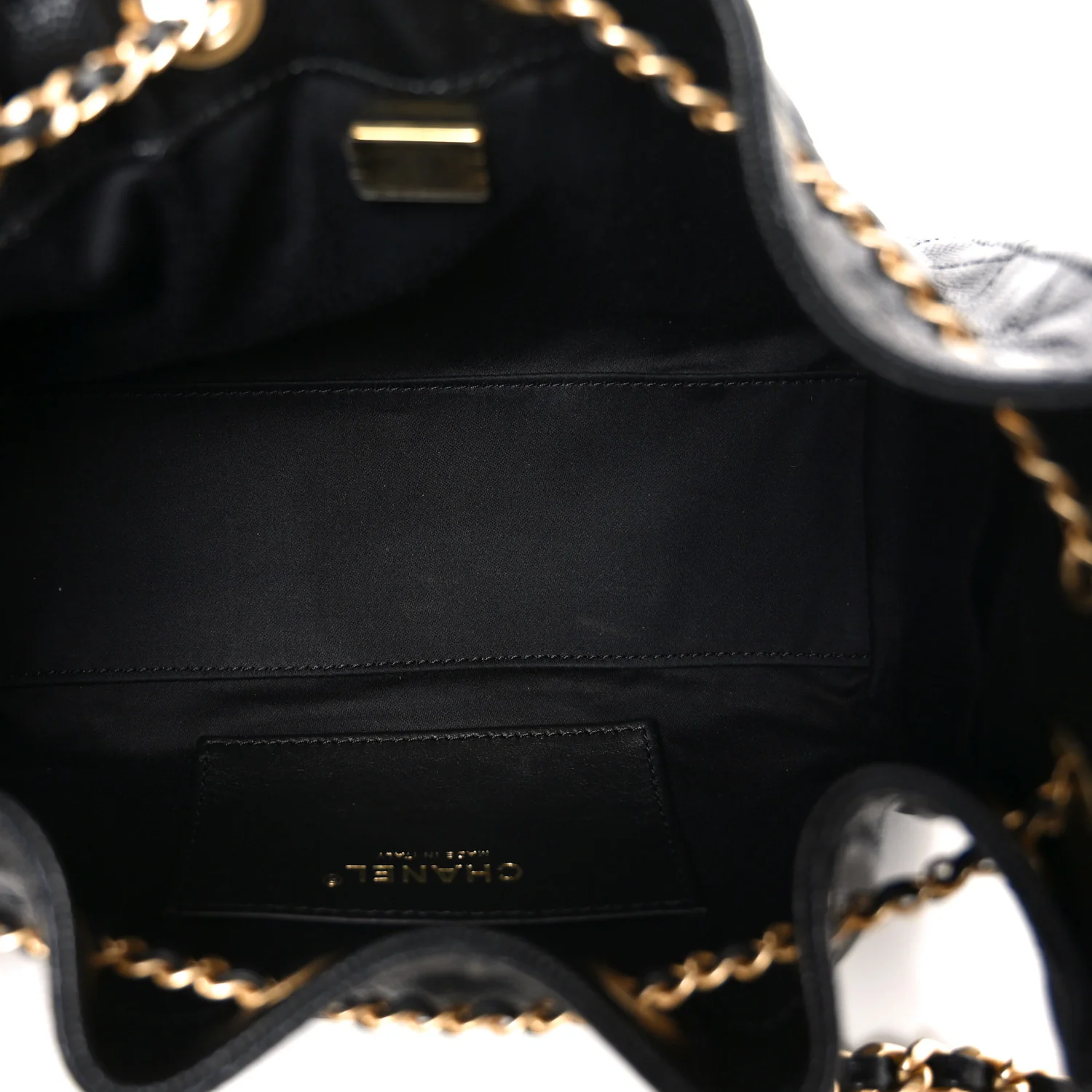 Caviar Quilted Mini Chanel 25 Handbag Black - Image 5