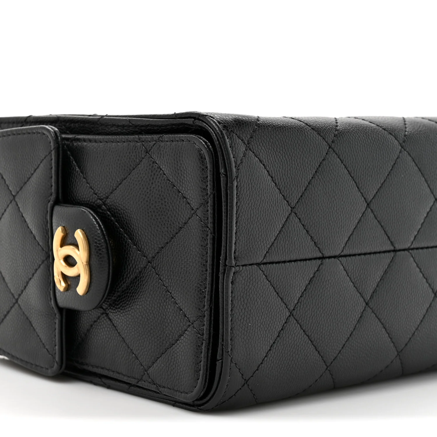 Caviar Quilted Mini Chanel 25 Handbag Black - Image 9