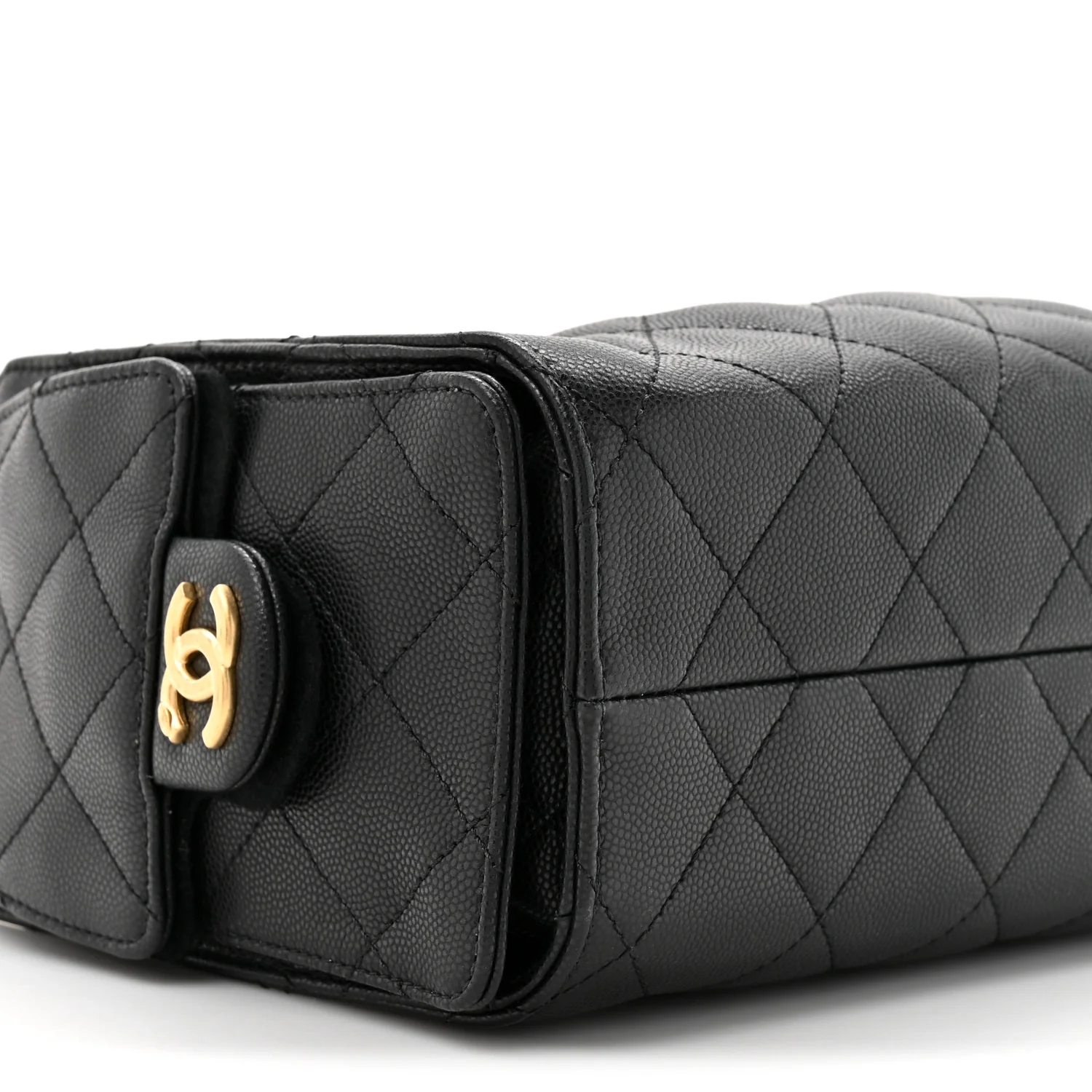 Caviar Quilted Mini Chanel 25 Handbag Black - Image 10