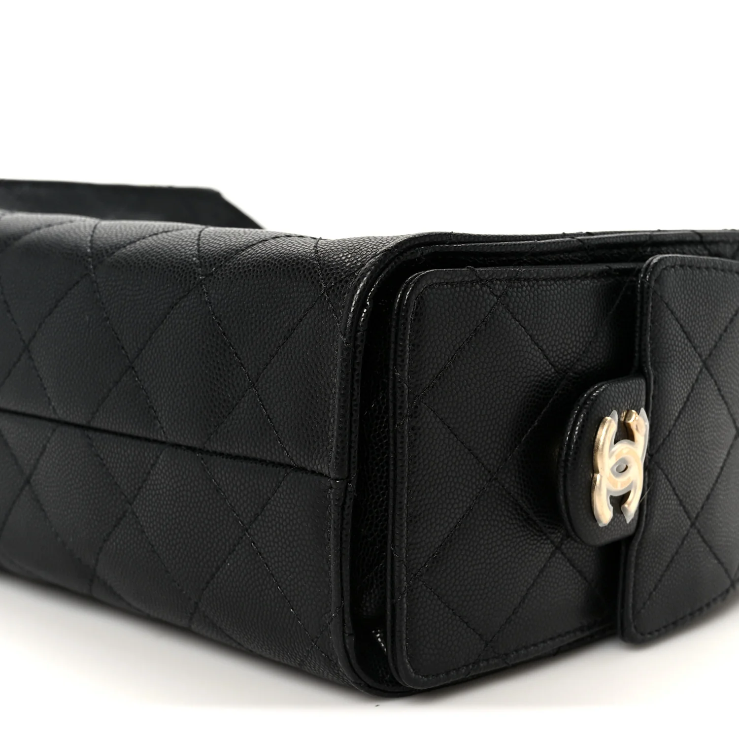 Caviar Quilted Mini Chanel 25 Handbag Black - Image 10