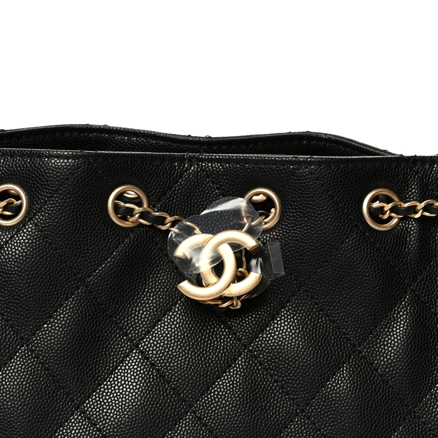 Caviar Quilted Mini Chanel 25 Handbag Black - Image 8