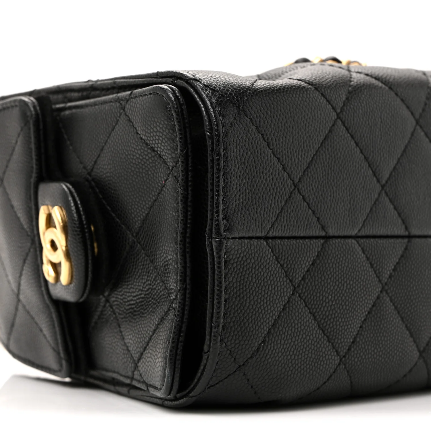 Caviar Quilted Mini Chanel 25 Handbag Black - Image 23