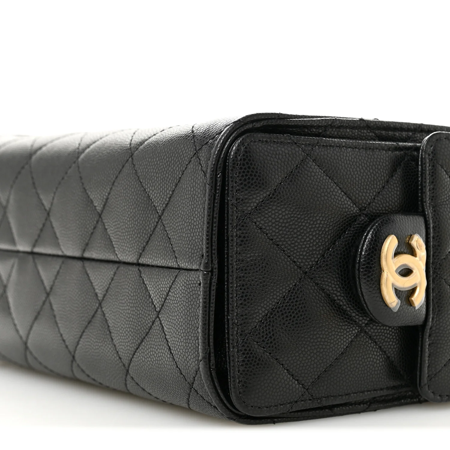Caviar Quilted Mini Chanel 25 Handbag Black - Image 10