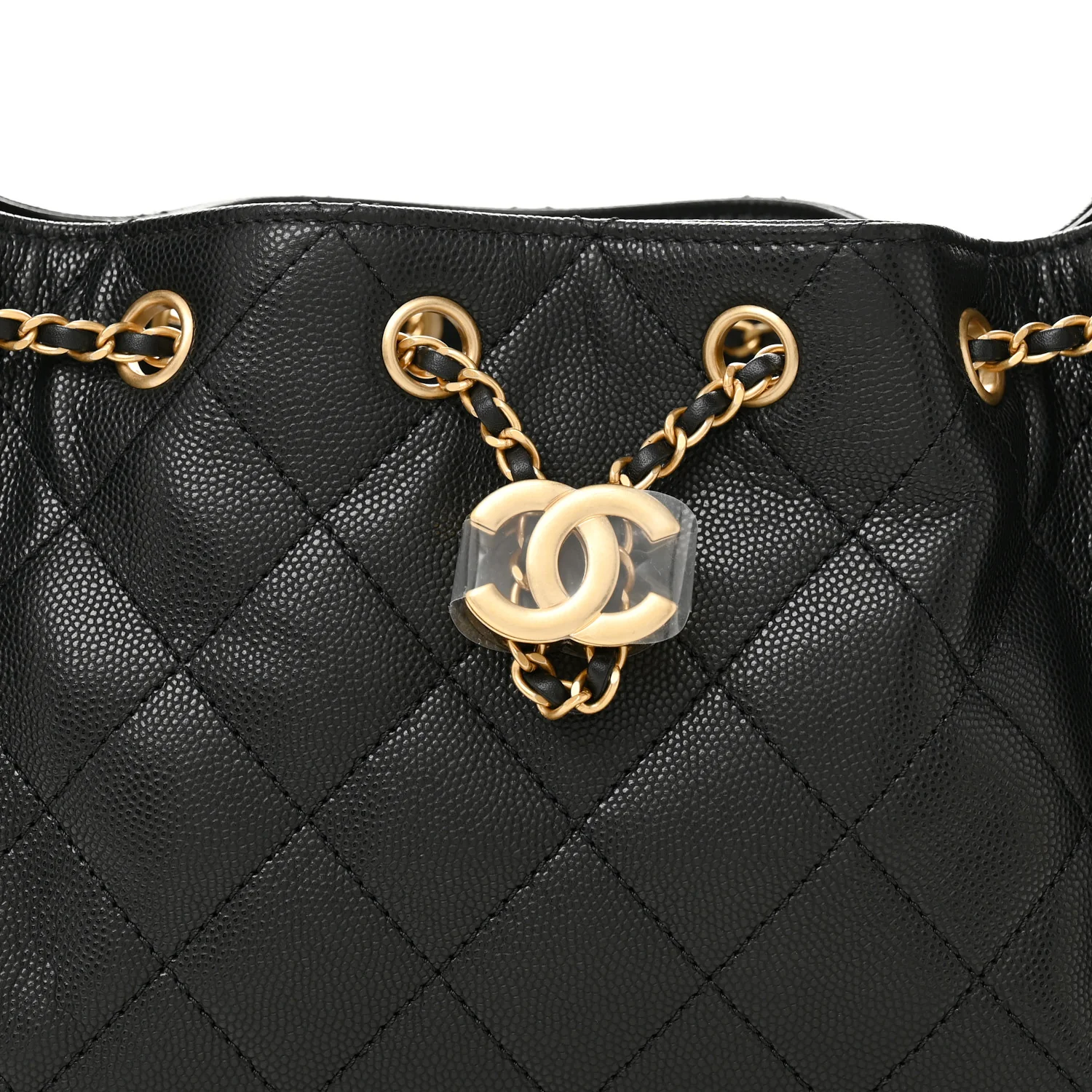 Caviar Quilted Mini Chanel 25 Handbag Black - Image 8