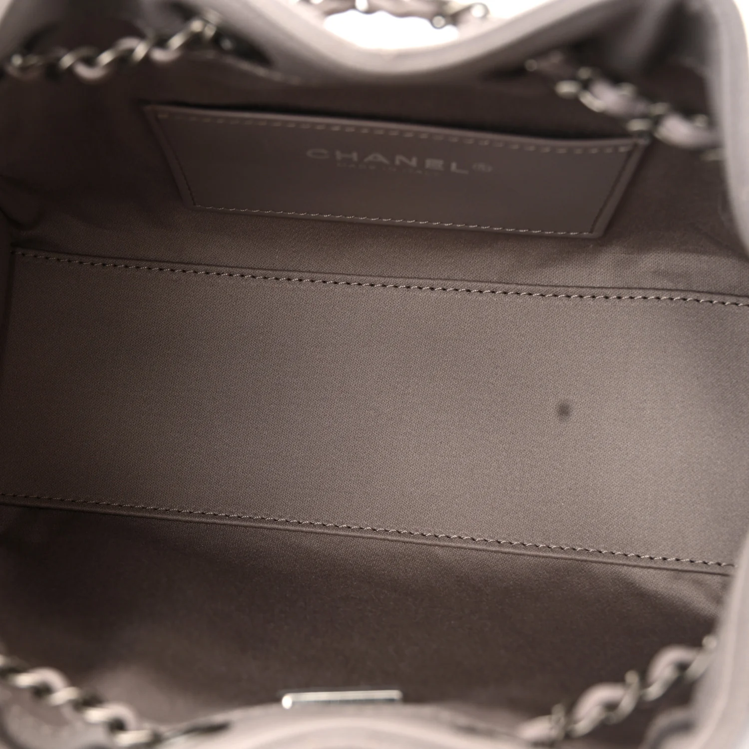 Caviar Quilted Mini Chanel 25 Handbag Dark Grey - Image 5