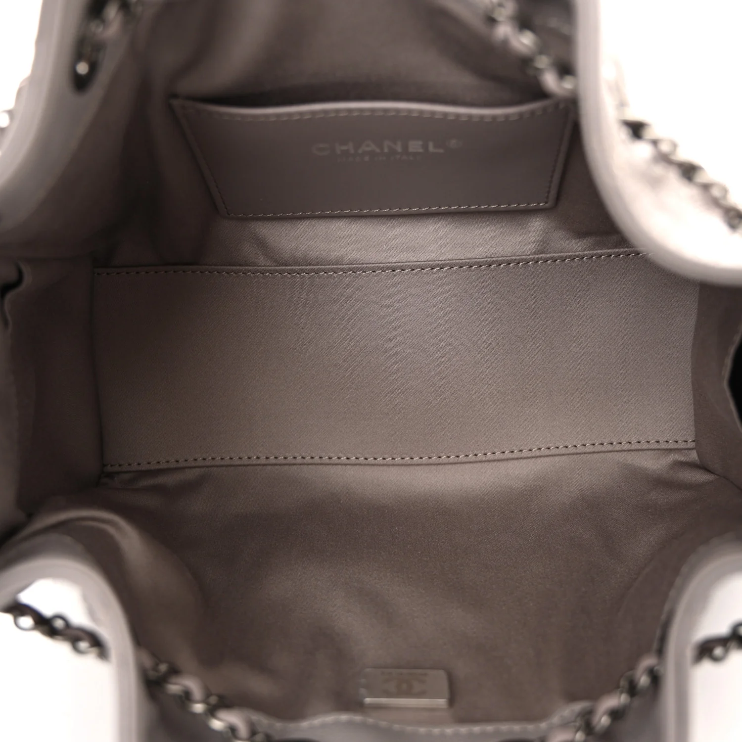 Caviar Quilted Mini Chanel 25 Handbag Dark Grey - Image 5