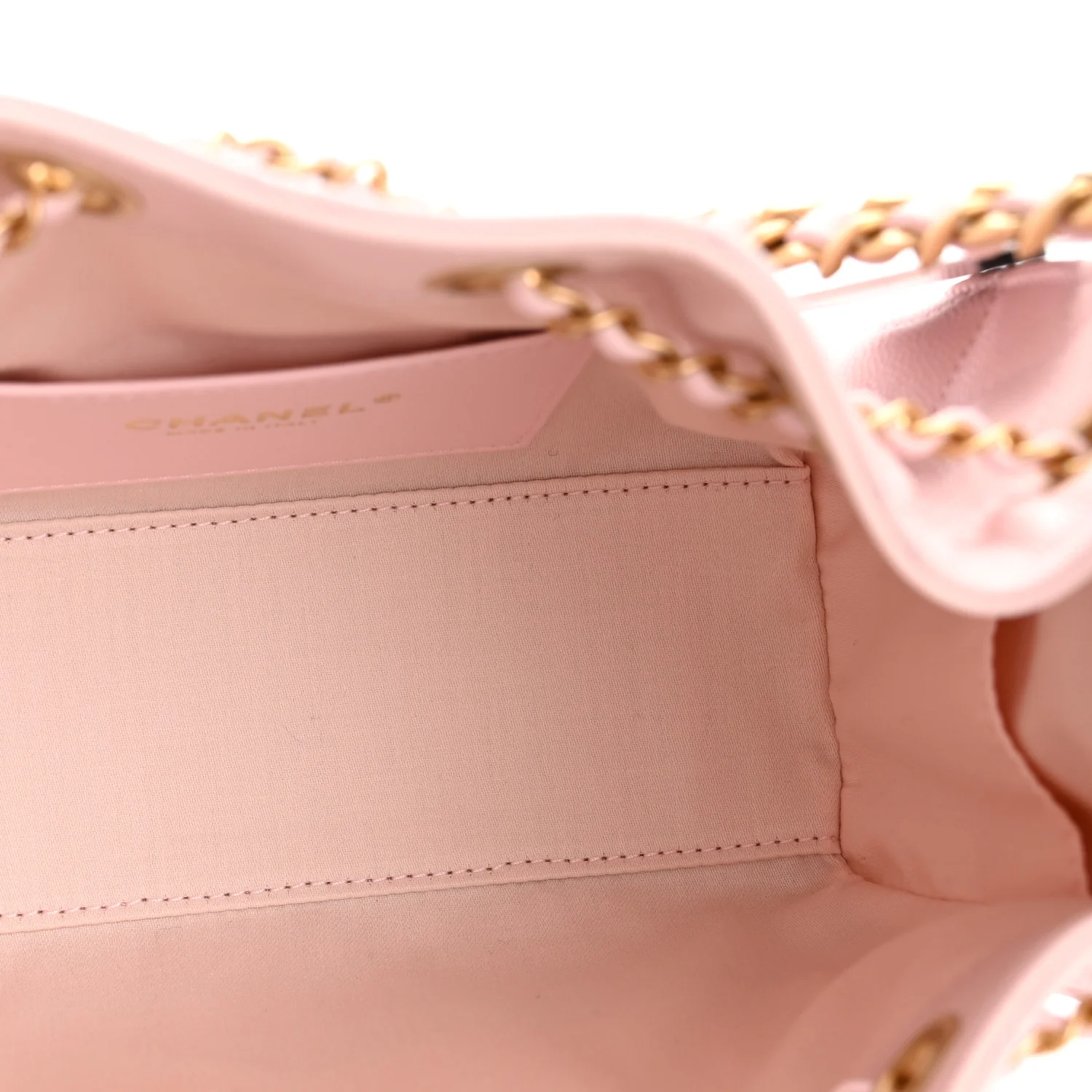 Caviar Quilted Mini Chanel 25 Handbag Light Pink - Image 5