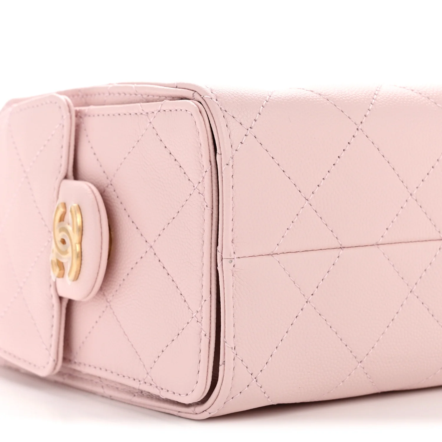 Caviar Quilted Mini Chanel 25 Handbag Light Pink - Image 9