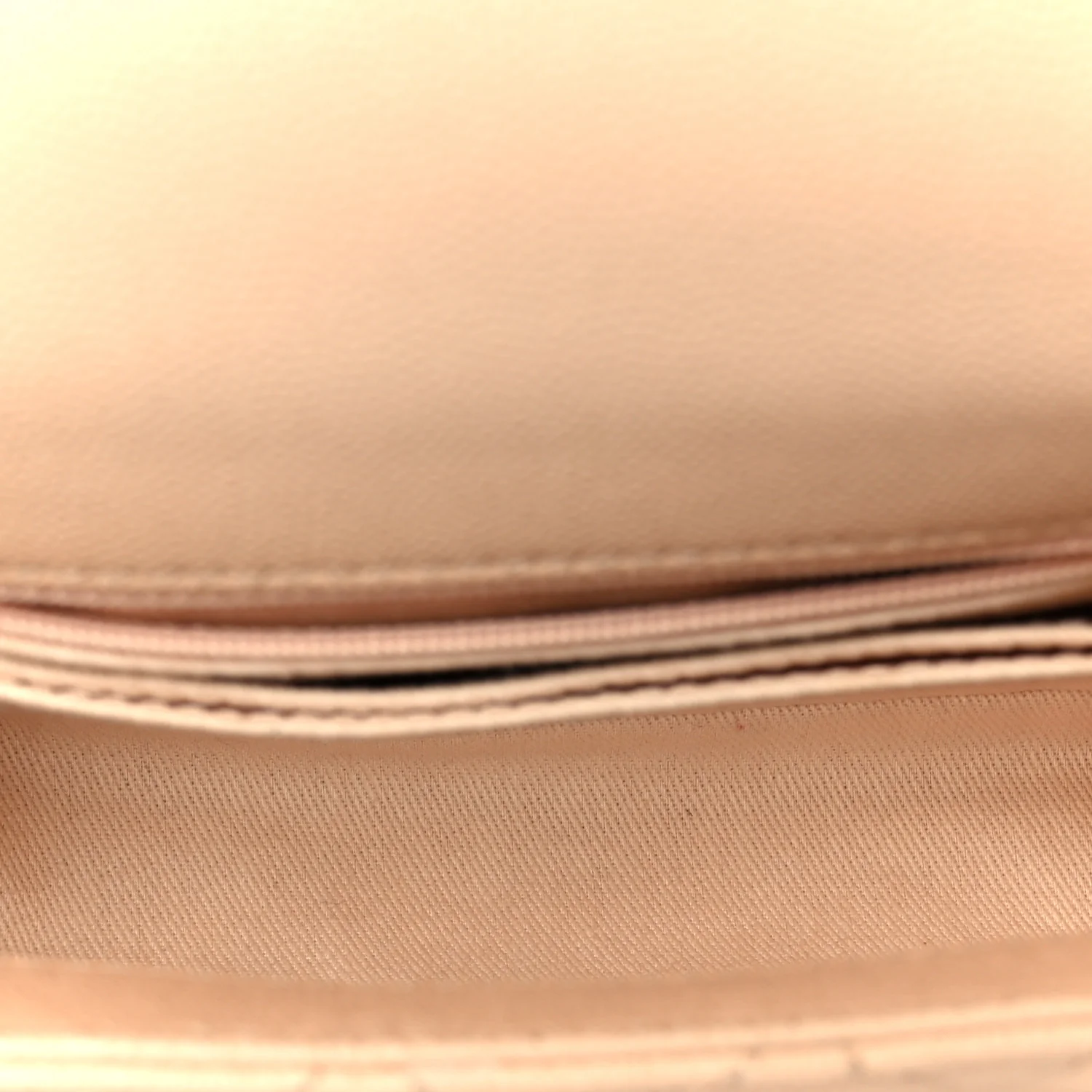 Caviar Quilted Mini Coco Handle Flap Beige - Image 5