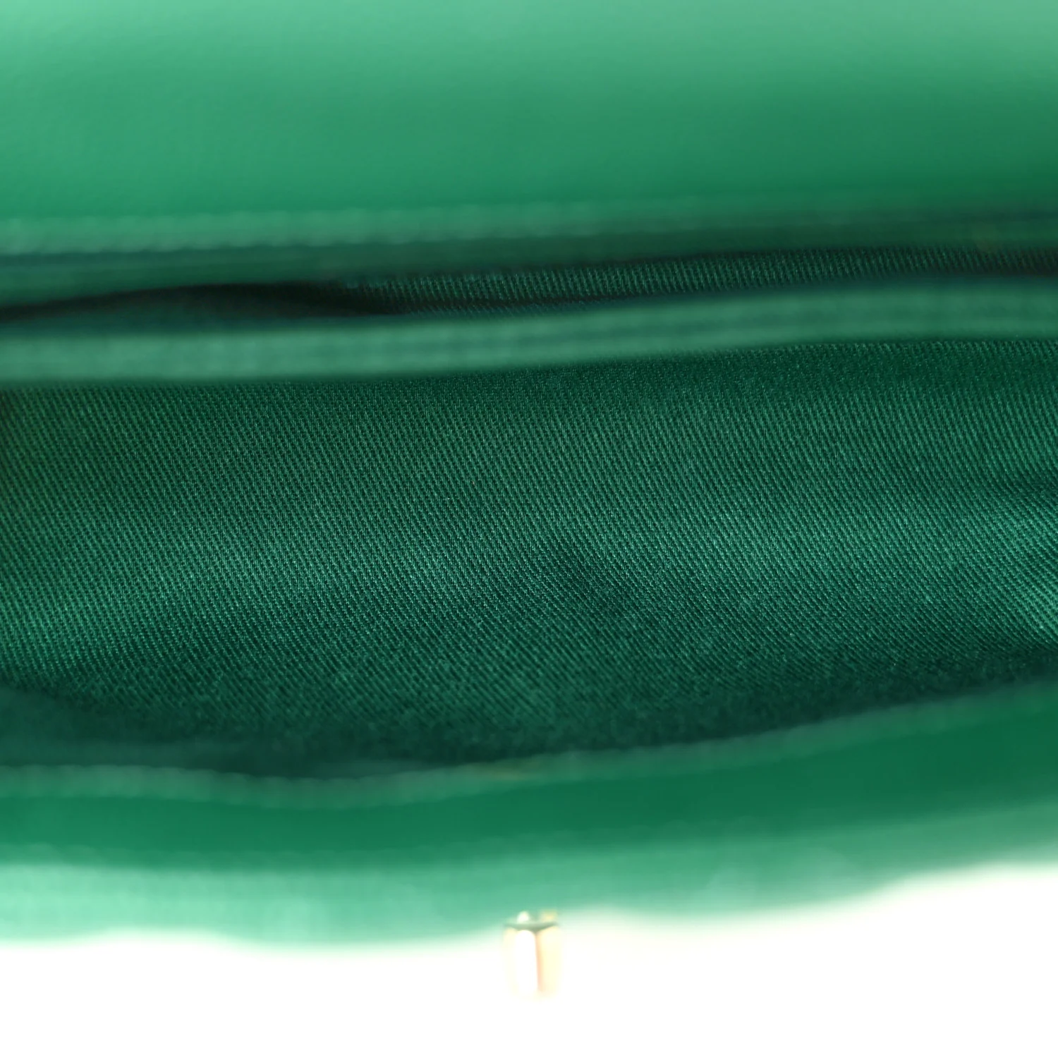 Caviar Quilted Mini Coco Handle Flap Green - Image 5