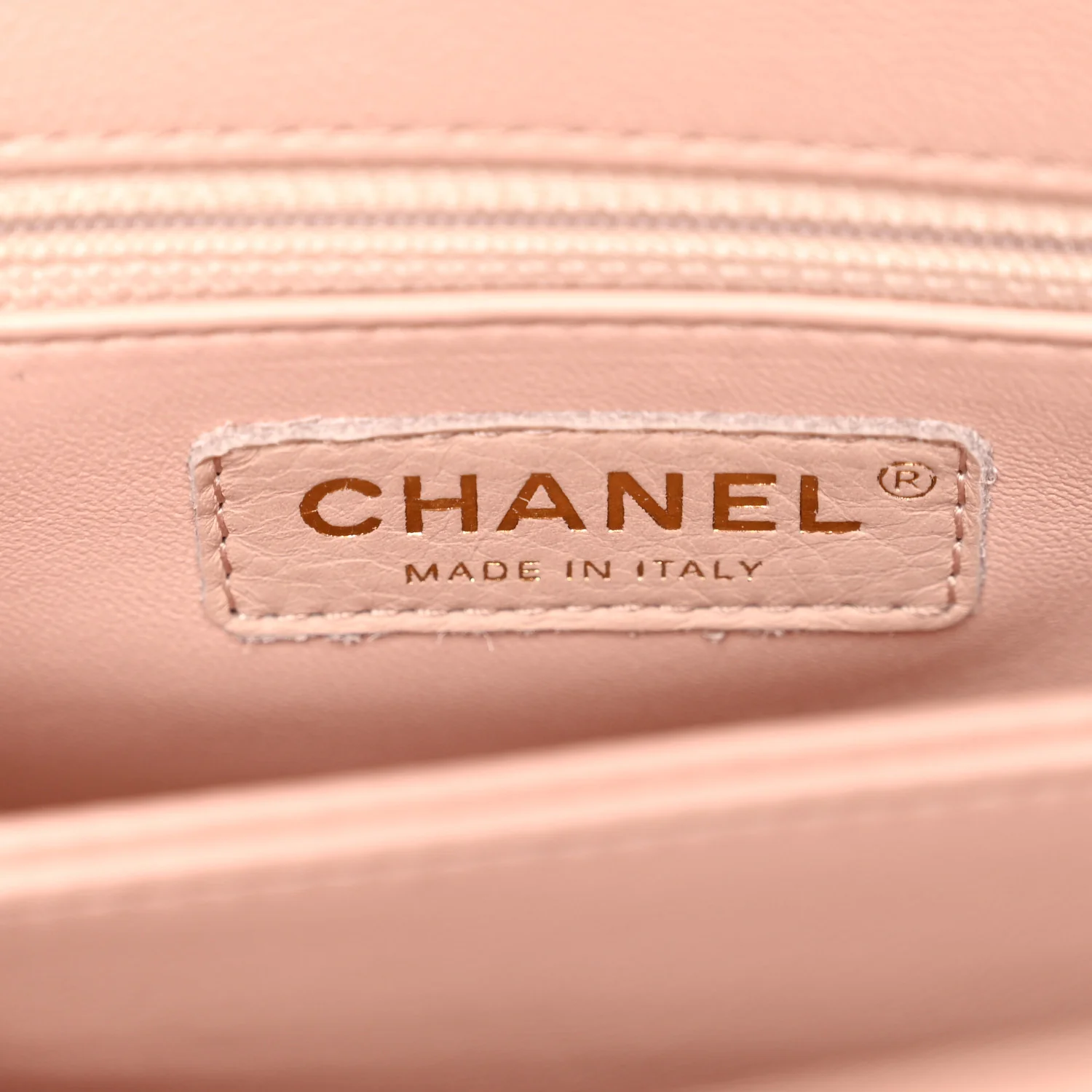 Caviar Quilted Mini Coco Handle Flap Pink - Image 7